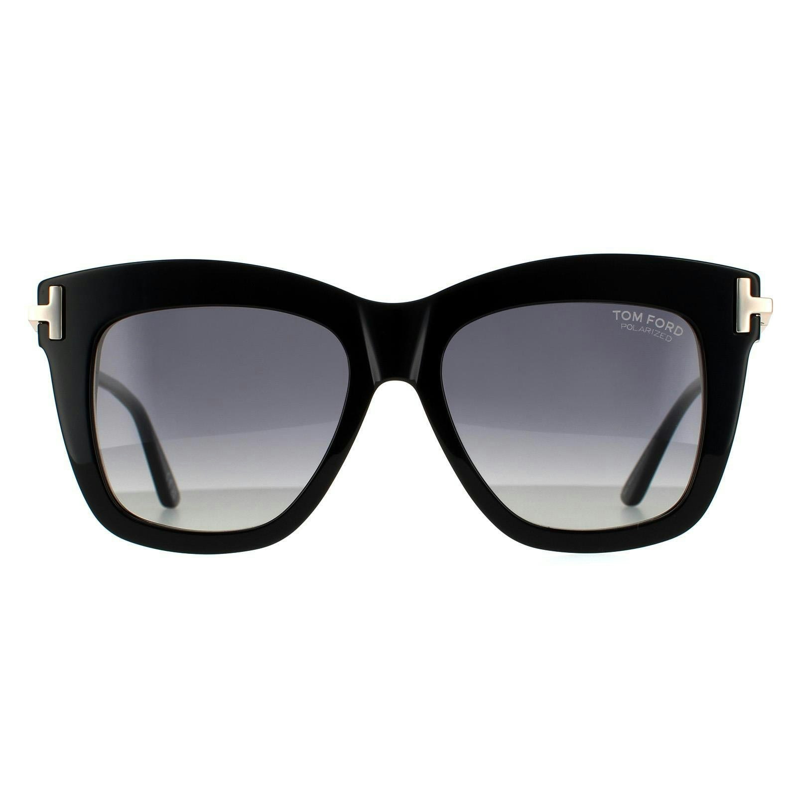 Tom Ford Women's Black Dasha Ft0822 Shiny Sunglasses