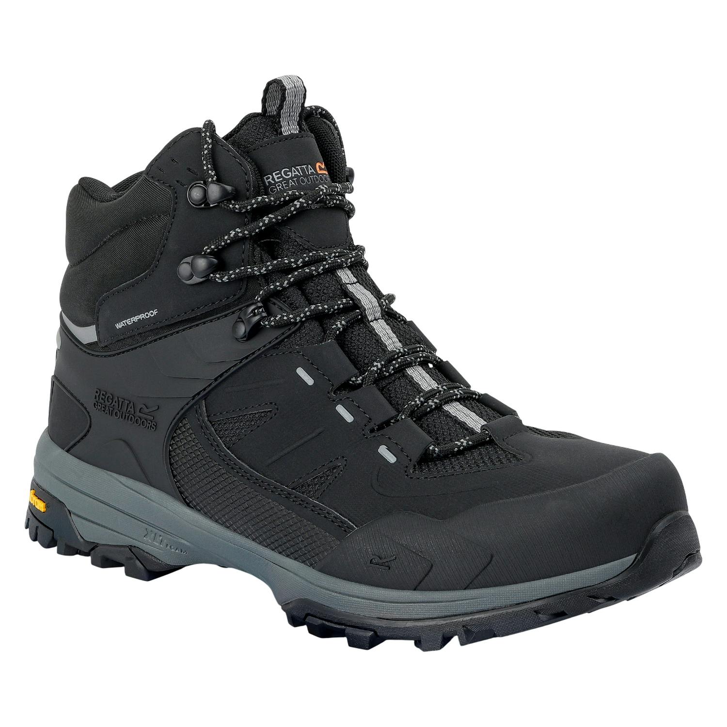 Regatta Men's Black Regen Walking Shoes - 12 Uk