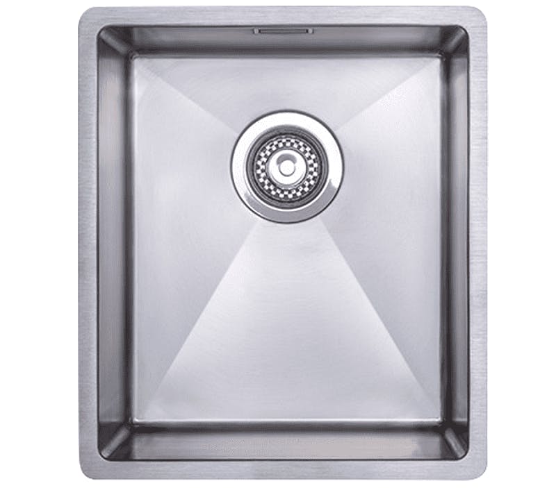 Rackhams Venecia Stainless Steel Medium Inset/Undermount Single Bowl Kitchen Sink. Lifetime Guarantee, Fast Delivery