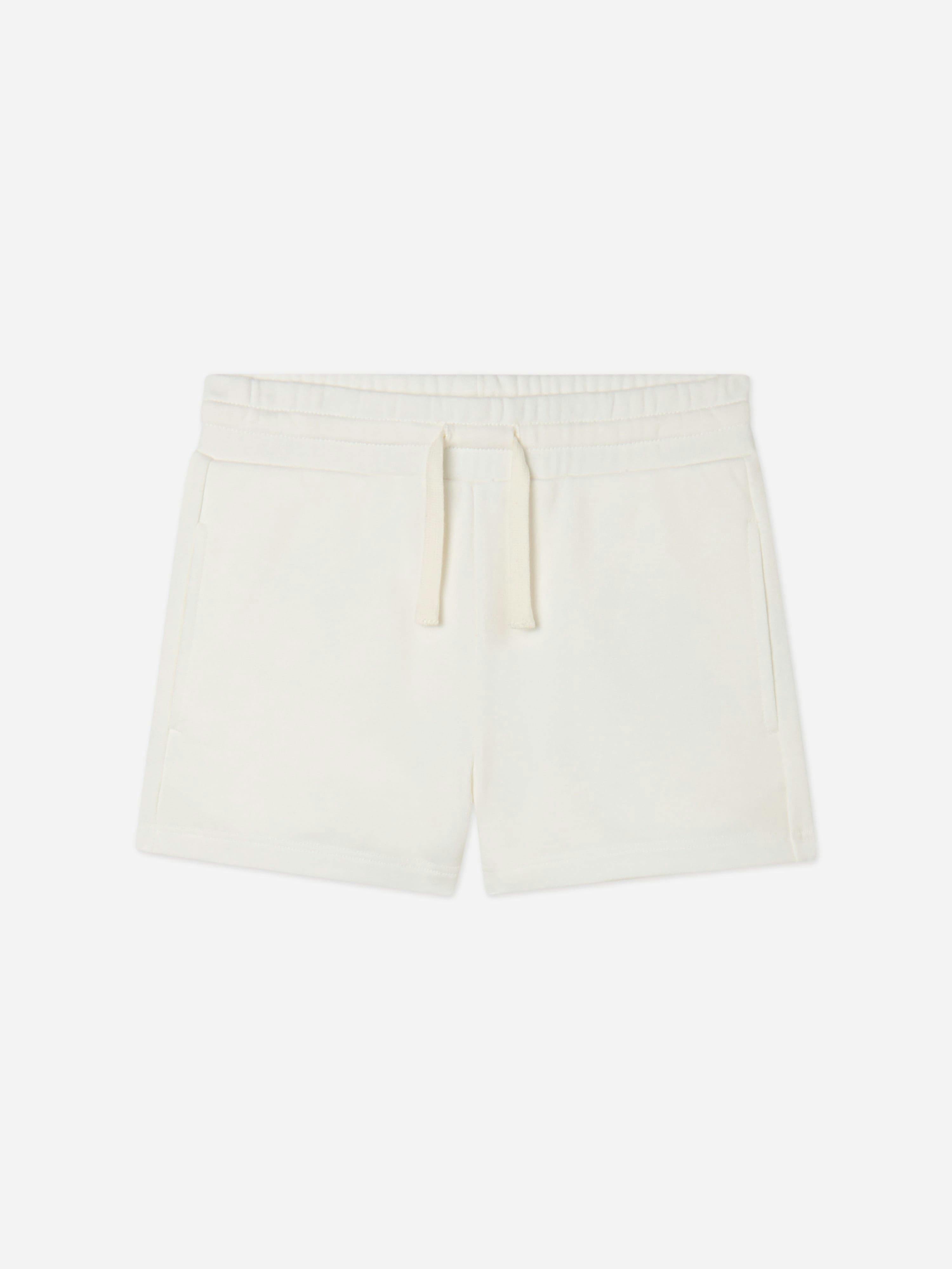 Stella Mccartney Kids Girls Ivory Stella Mccartney Jersey Shorts In - 4 Yrs
