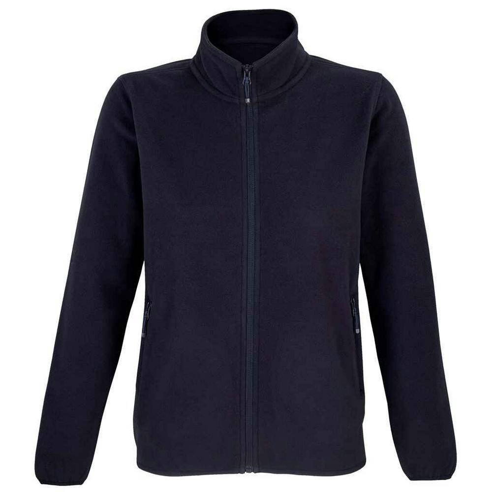 Sol's Women's Navy Factor Microfleece Fleece Jacket In | Size: 2XL - Image 2