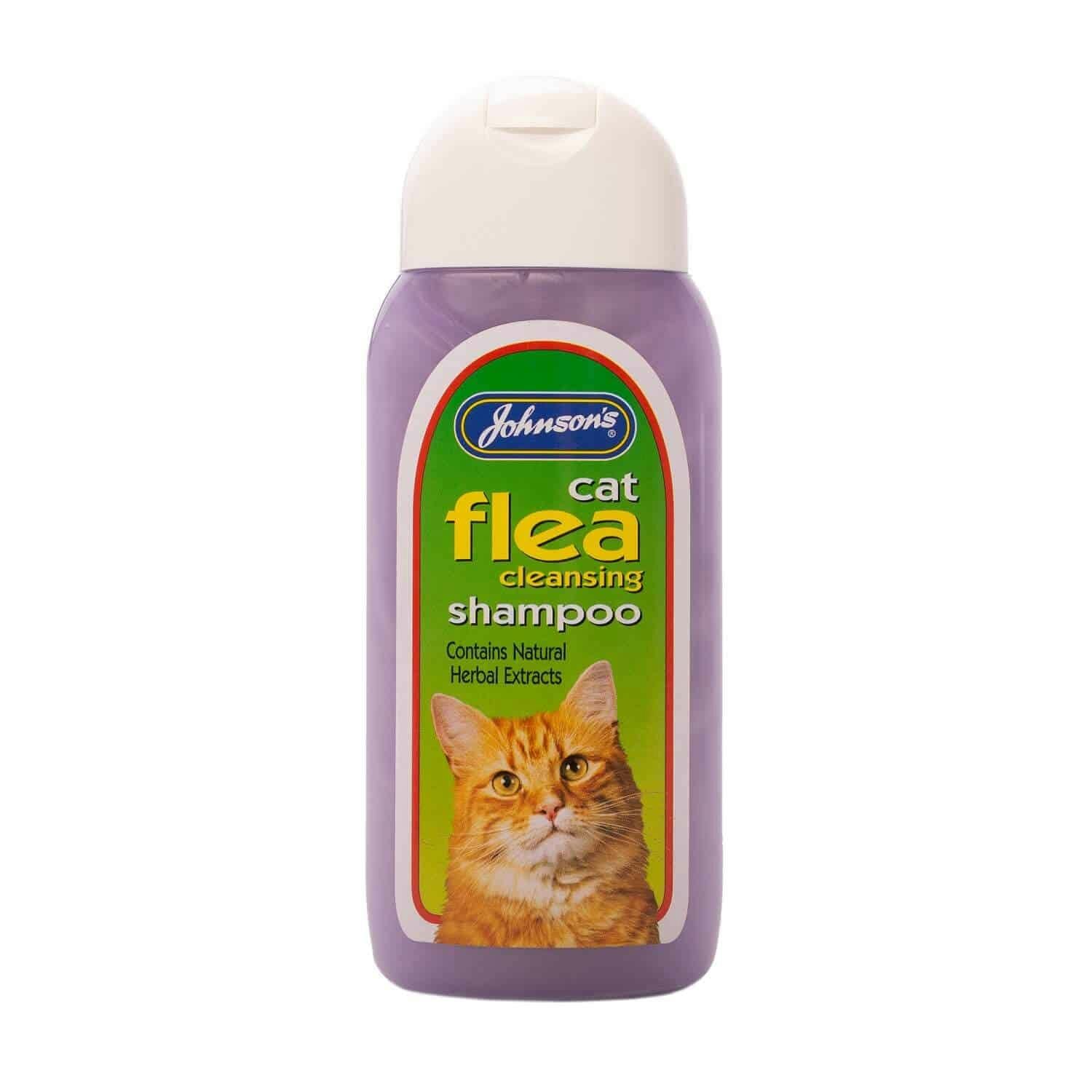 Johnson's Cat Flea Cleansing Shampoo 200Ml