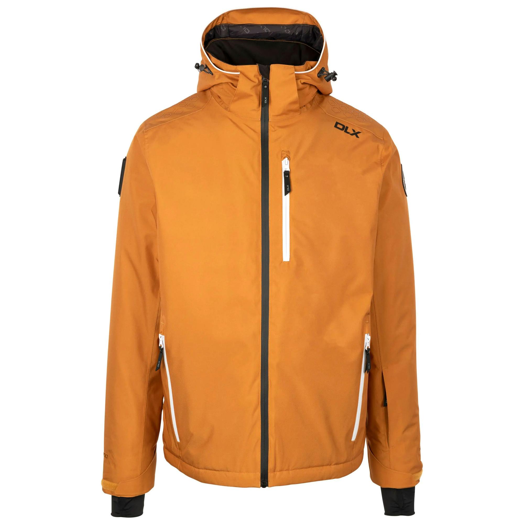 Trespass Men's Graham Dlx Ski Jacket - Ginger - S - Ginger - 100% Polyester