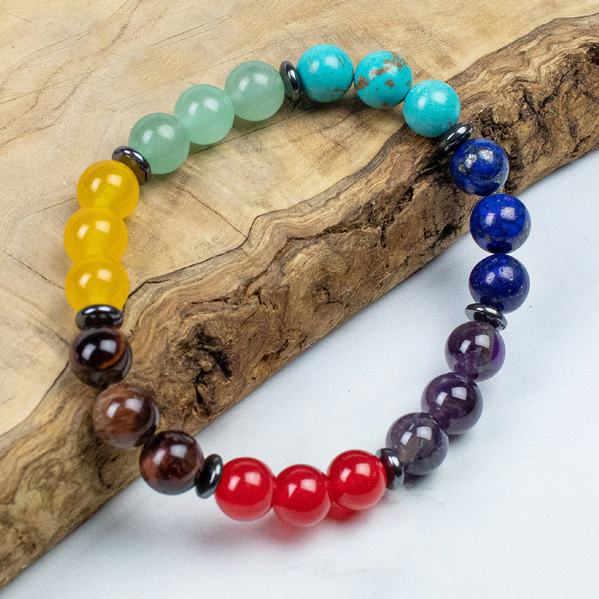 Myga Bead, Stone & Crystal Bracelets Bracelet - Chakra