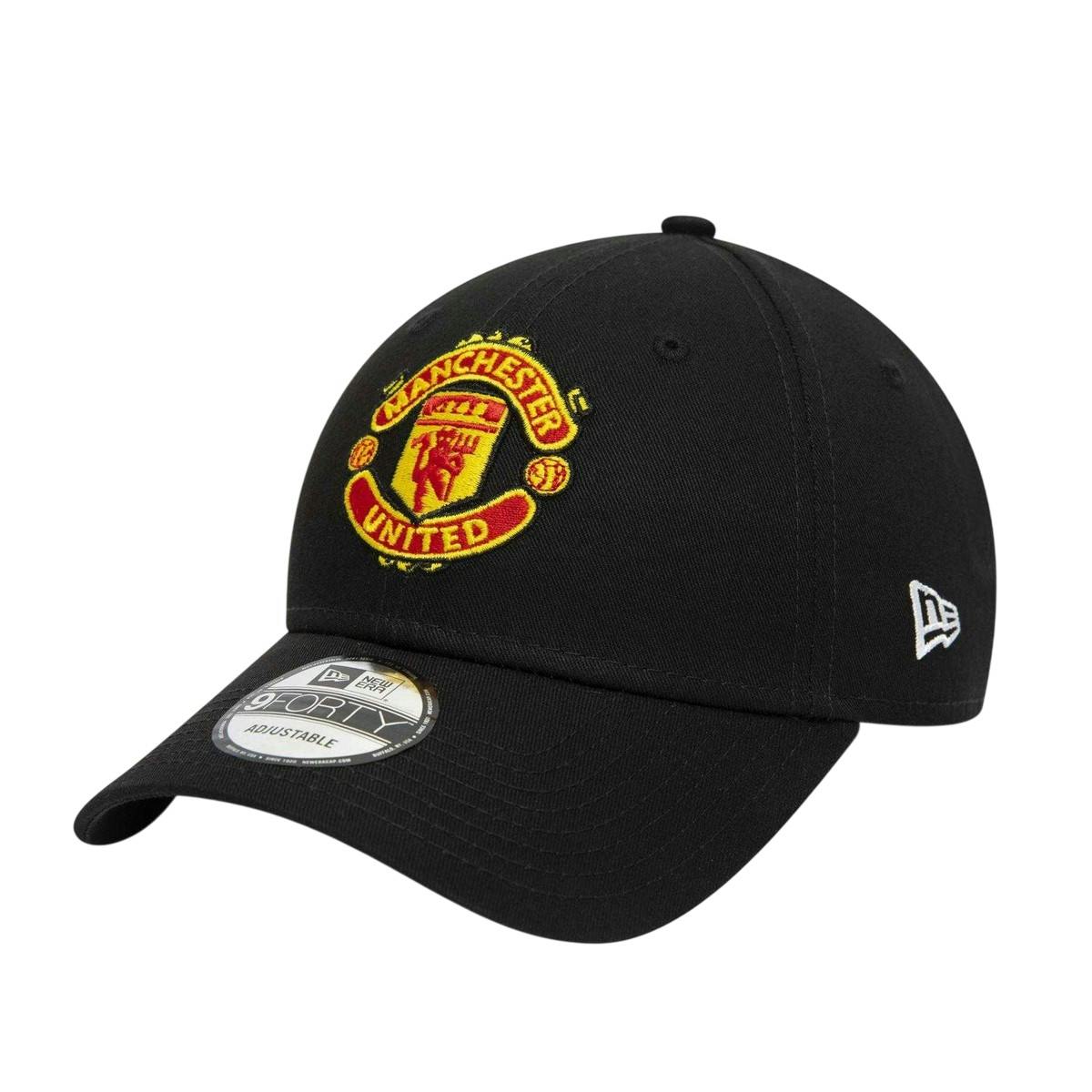 New Era Black 9Forty Manchester United Fc Baseball Cap - One Size - 100% Cotton