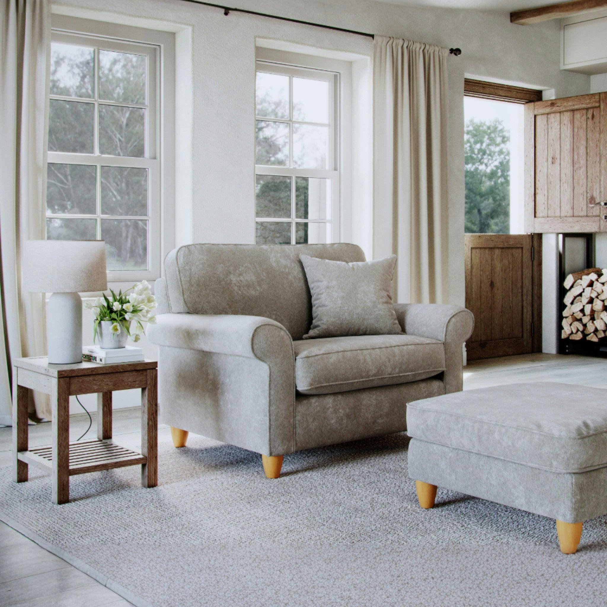 The Great Sofa Company Beige Abingdon Snuggle Chair