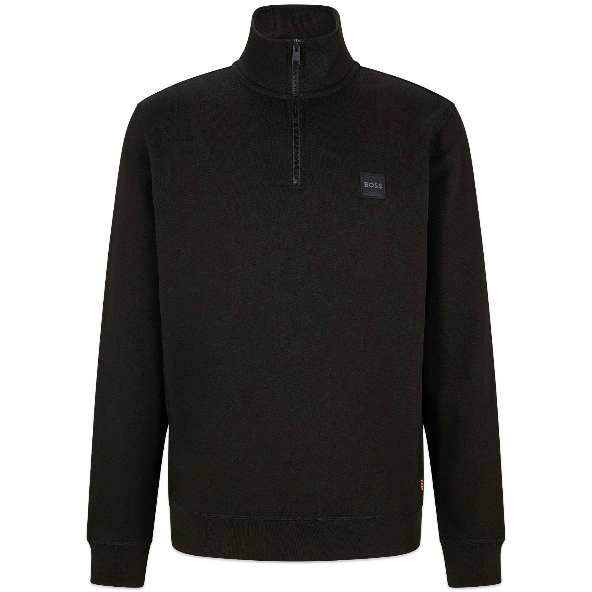 Boss Men's Black Zetrust 1/4 Zip Sweat - Medium