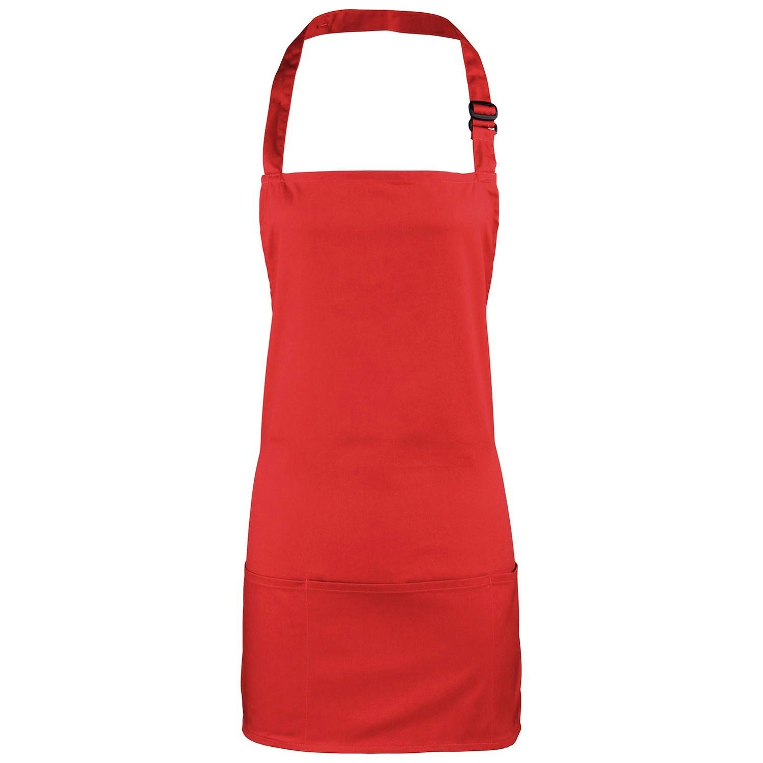 Premier (One Size, Red) Colours 2 In 1 Full Apron - Image 4