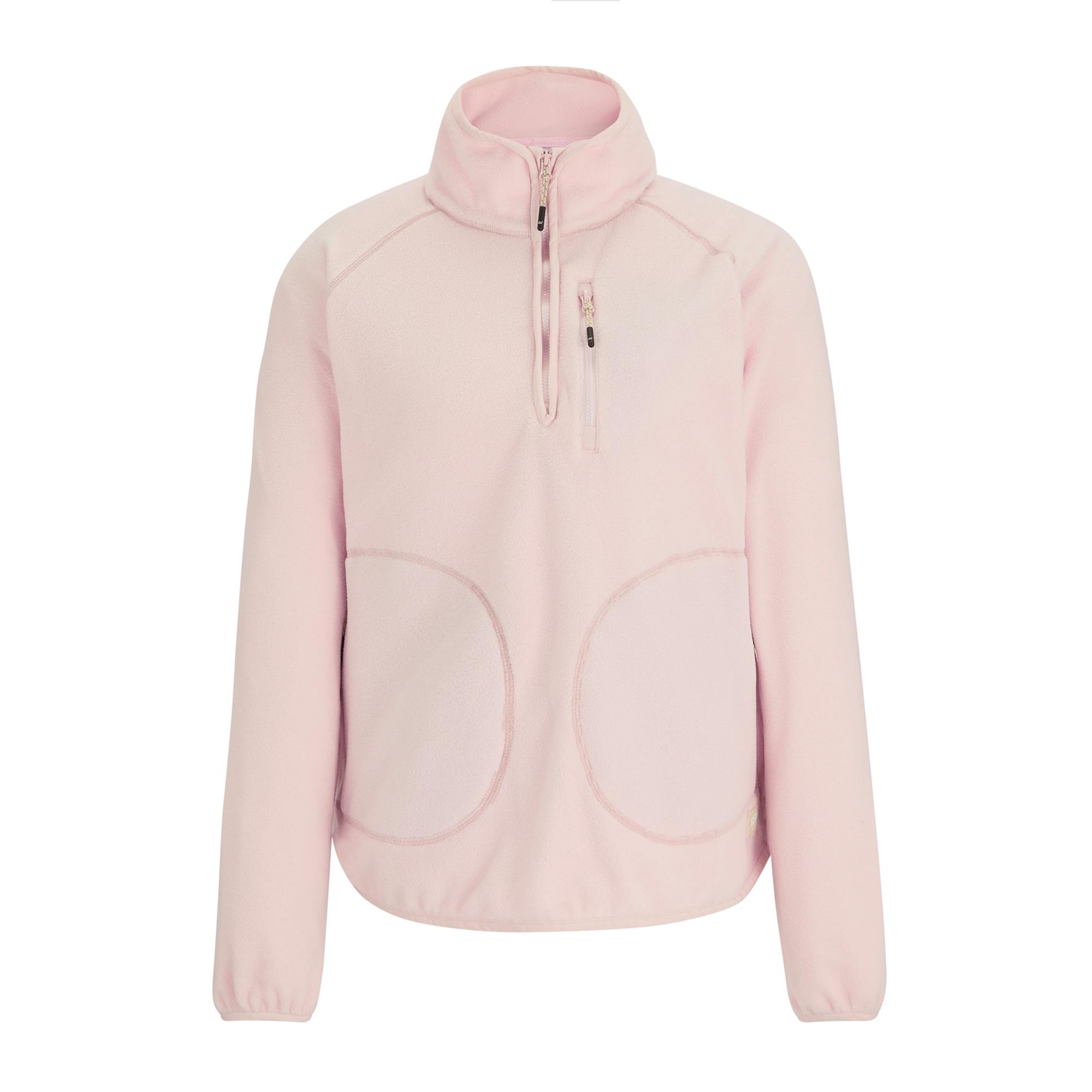 Regatta Women's Pink Frankie Quarter Zip Fleece Top - Haze - 8 Uk - Haze - 70% Polyester/30% Recycled Polyester
