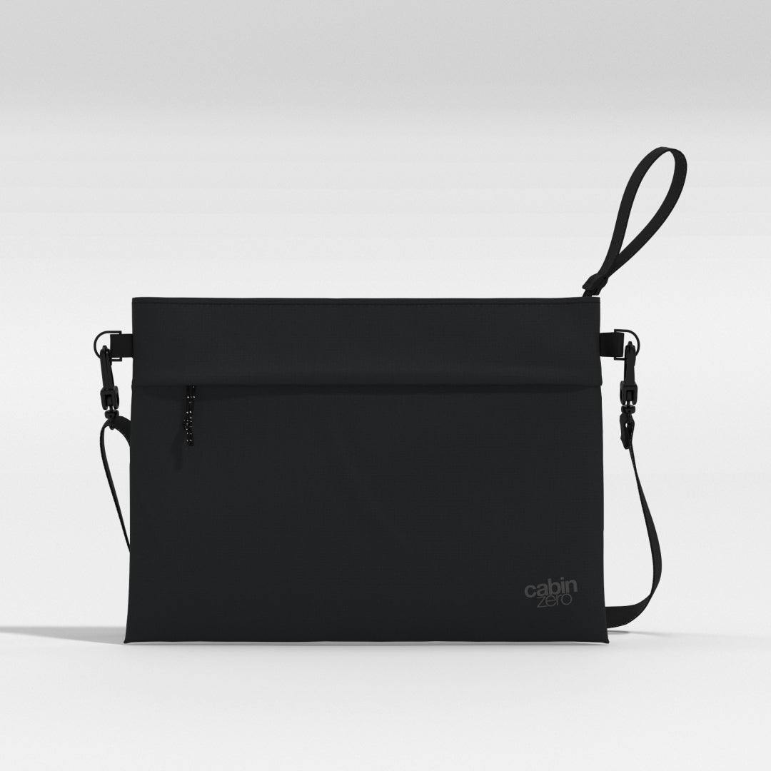 Cabinzero Black Classic Sacoche 2.5L, Minimalist Crossbody Bag With Rfid Pocket - Absolute