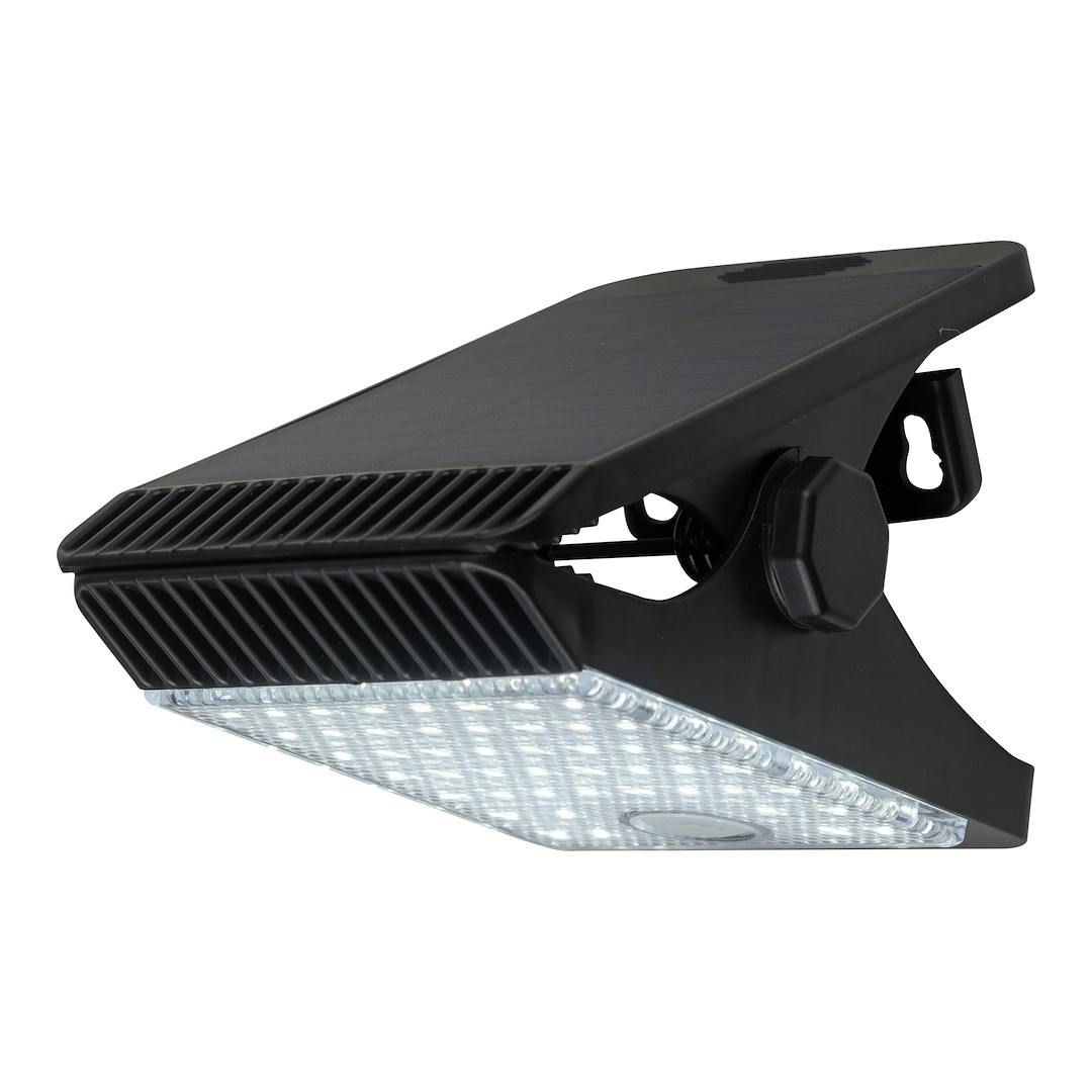 Rackhams White/Light Clips 4W 4000K Ip44 Solar Lamp