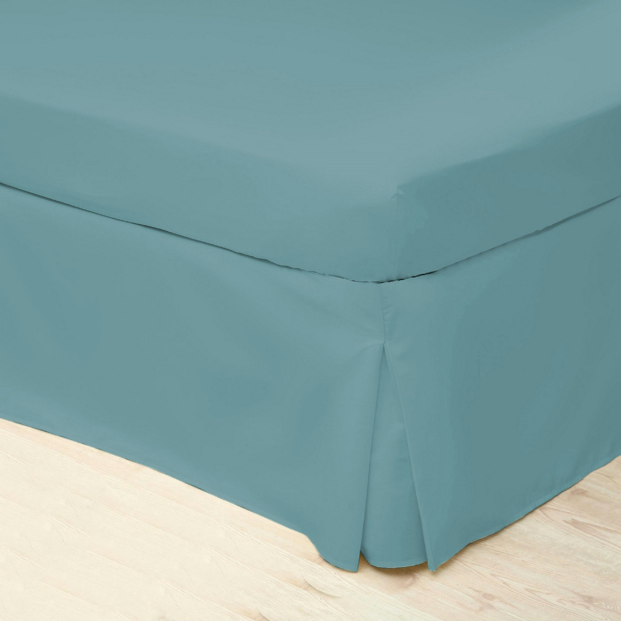 Belledorm Easycare Percale Platform Valance - Teal - Teal Double