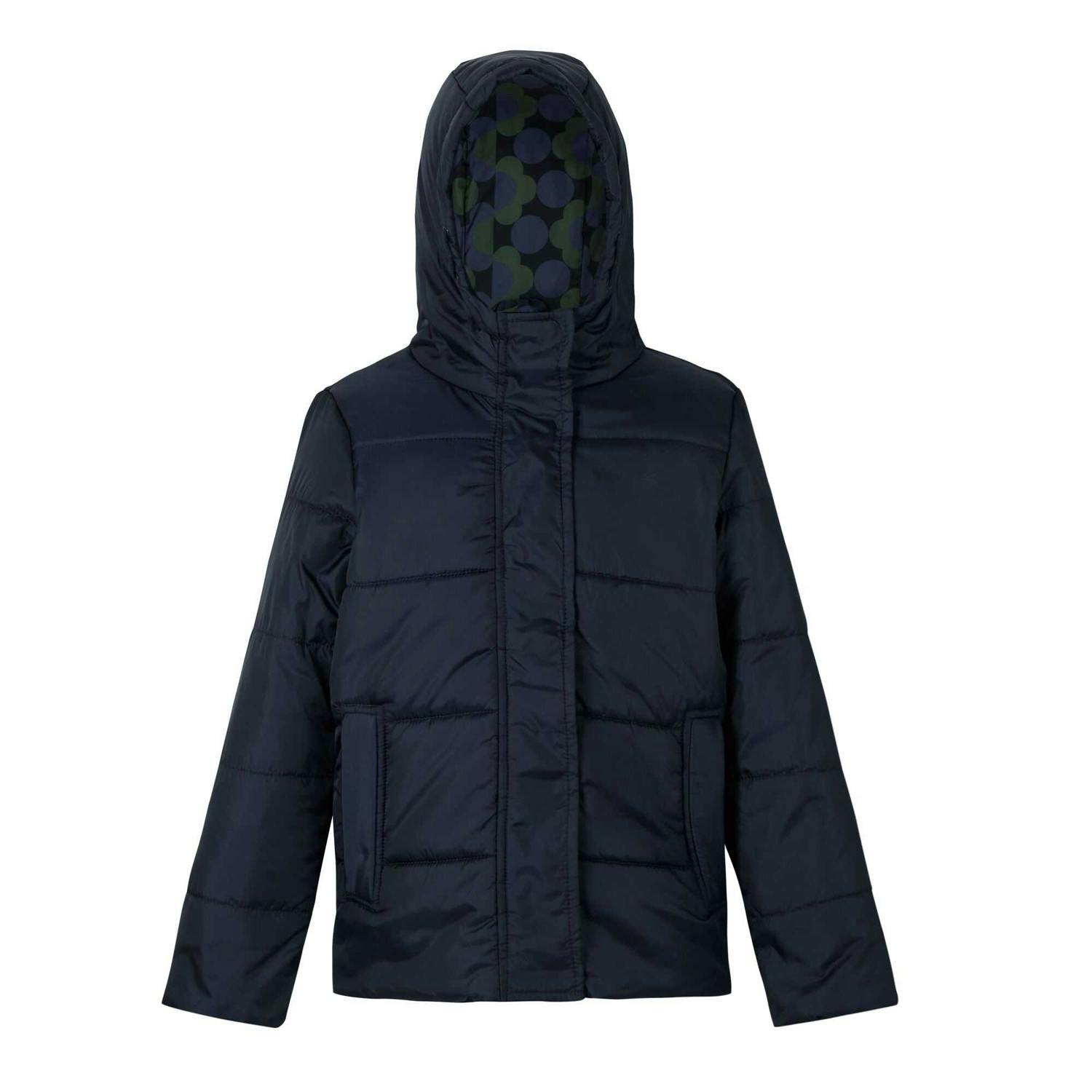Regatta Girls Blue Orla Kiely Plain Padded Jacket - 5-6 Years - 100% Recycled Polyester