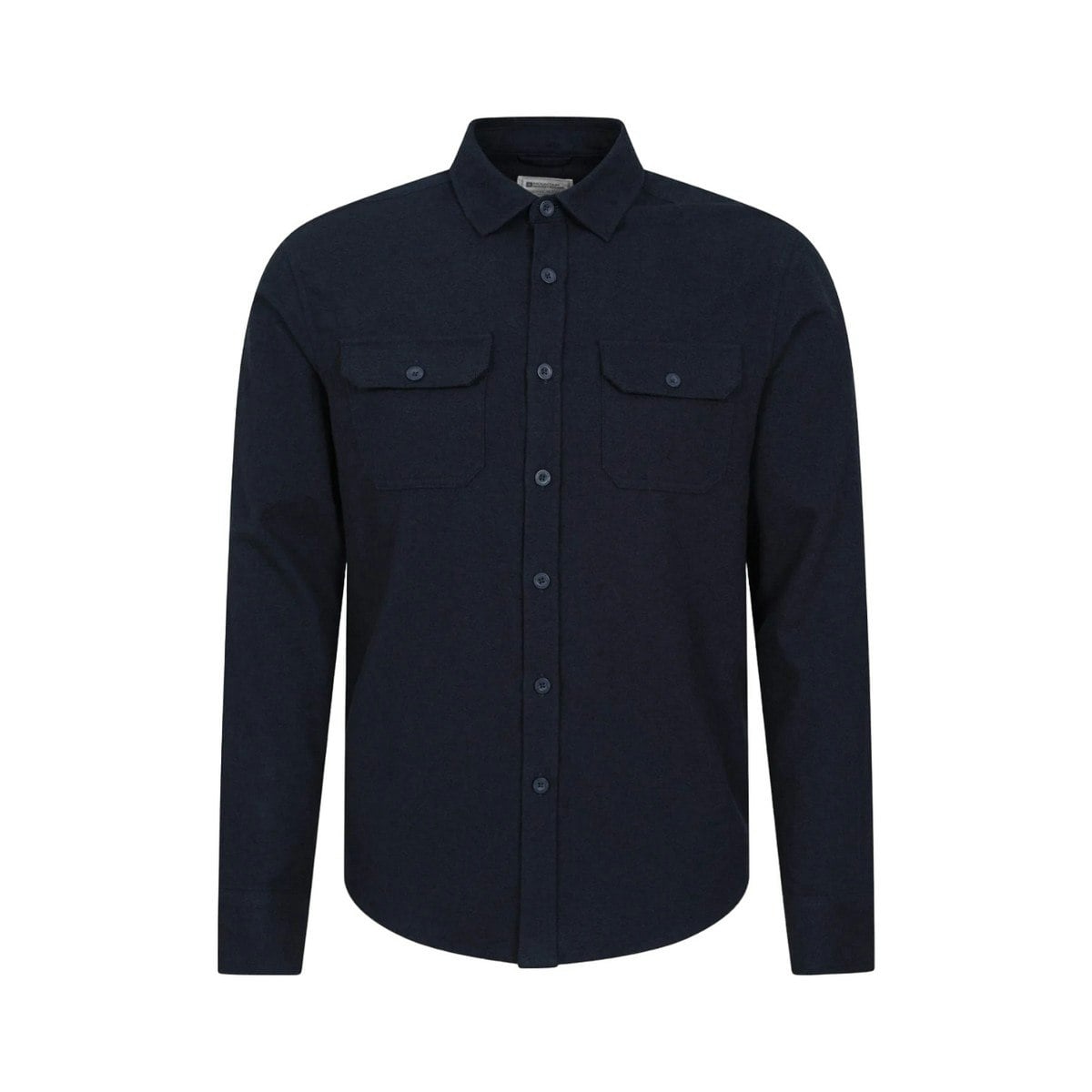 Mountain Warehouse Men's Trace Flannel Long-Sleeved Shirt - Navy - Xs - Navy - 100% Cotton