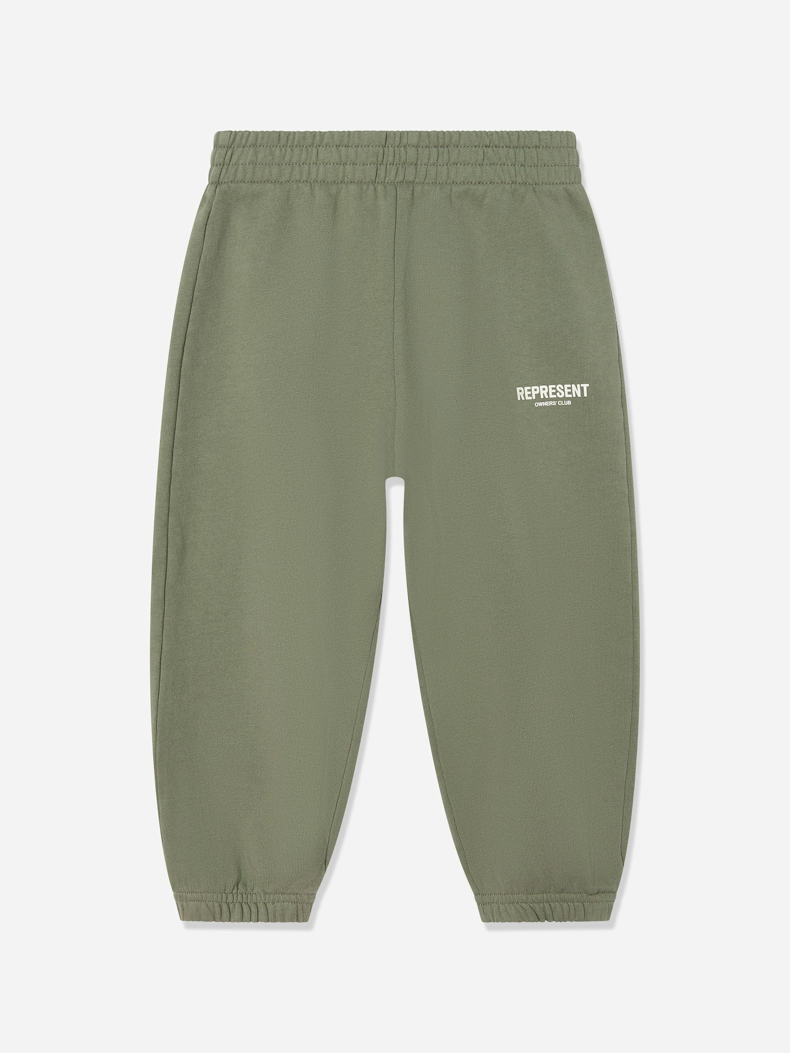 Represent Boys Green Kids Mini Owners Club Sweatpants In - 1 - 2 Yrs