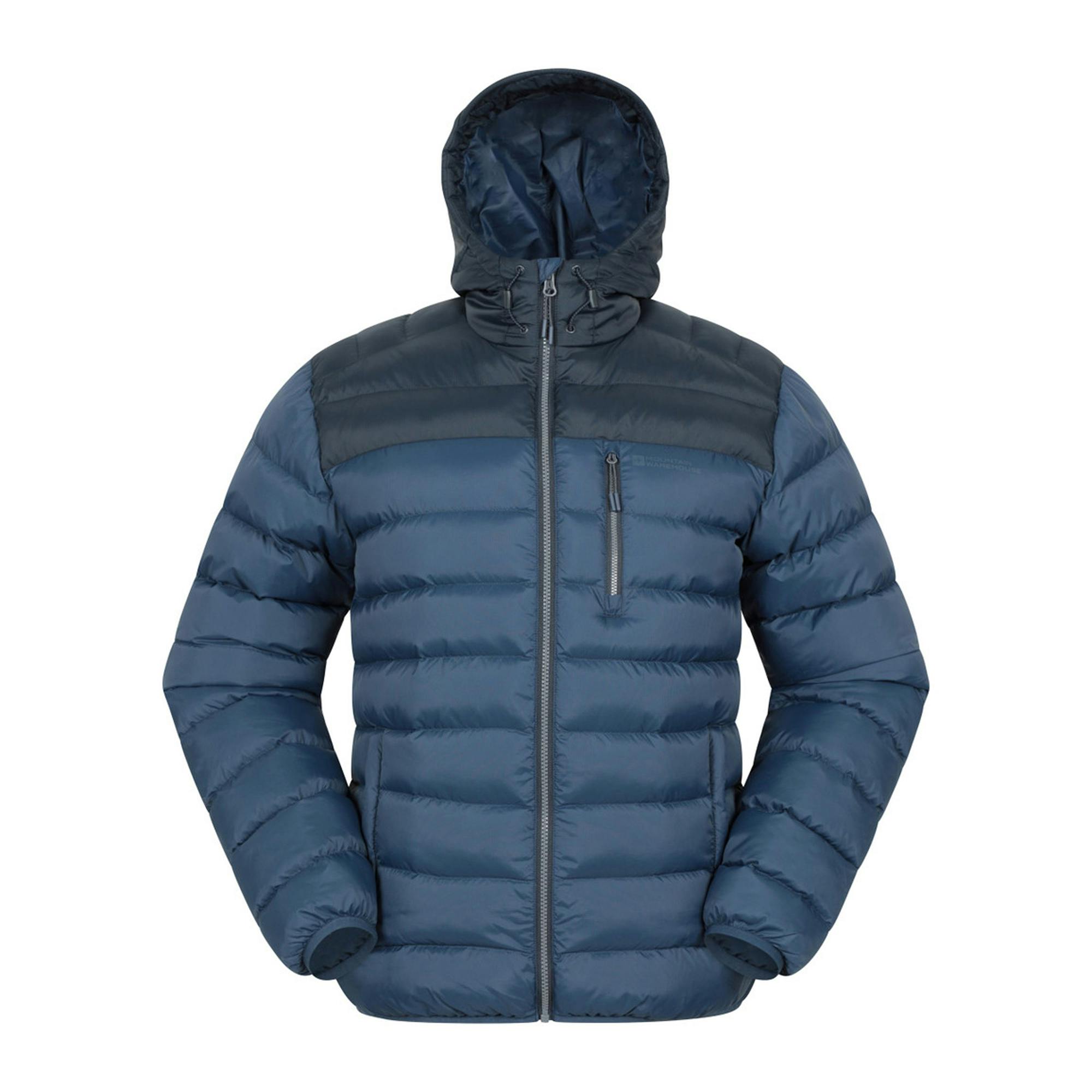 Mountain Warehouse Men's Dark/Blue Link Padded Jacket - 4XL - 100% Nylon