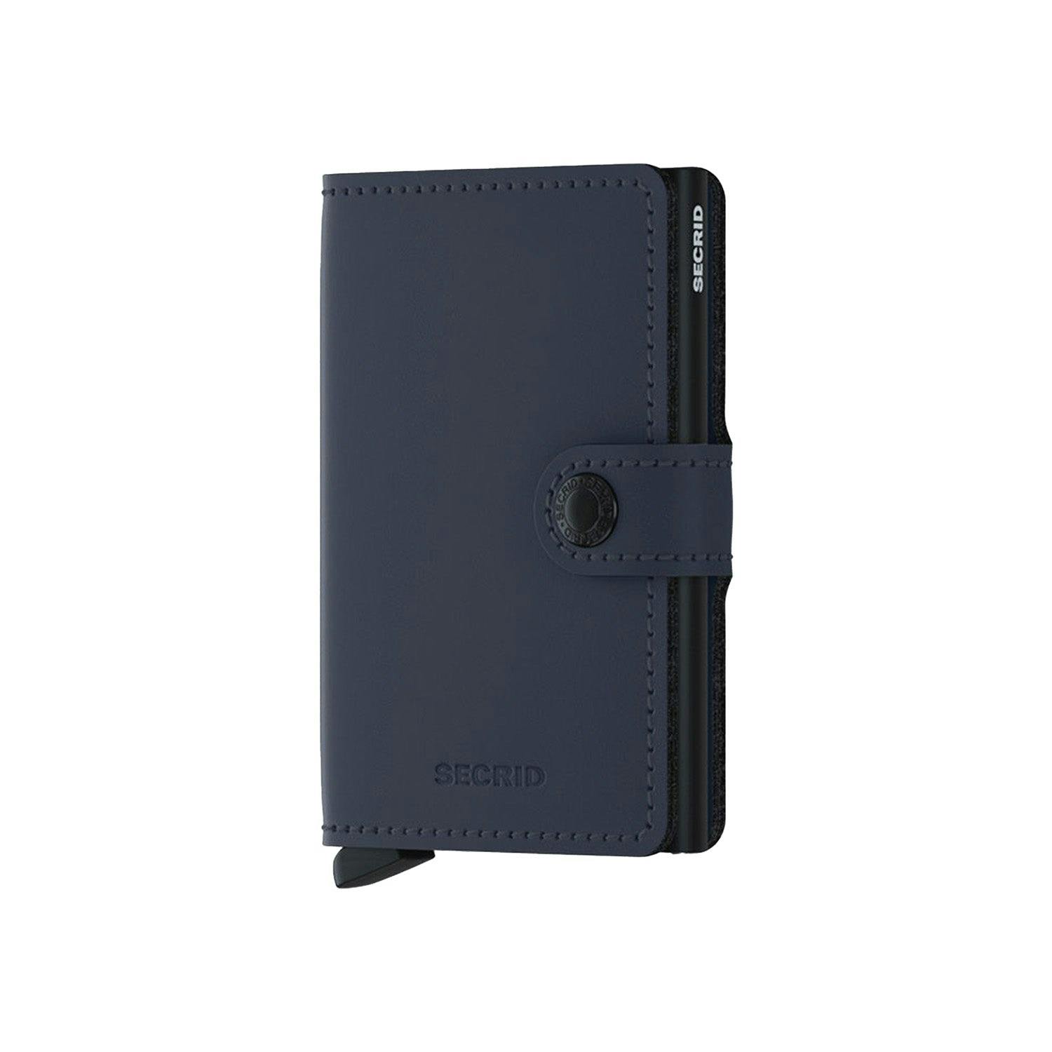 Secrid Blue Mini Wallet Matte Leather - Night