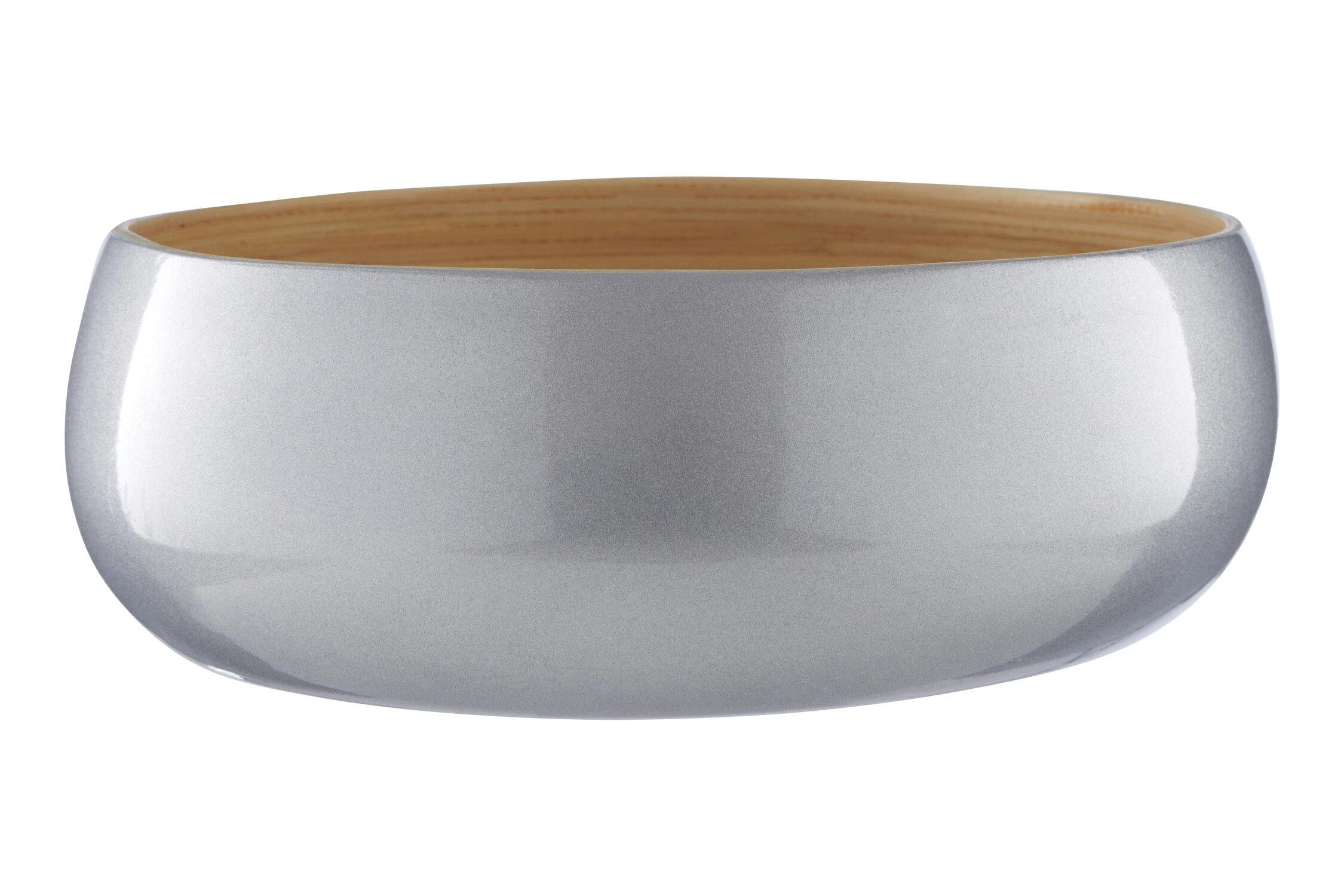 Orsina Unisex Silver Kyoto Round Medium Bowl In - Image 3