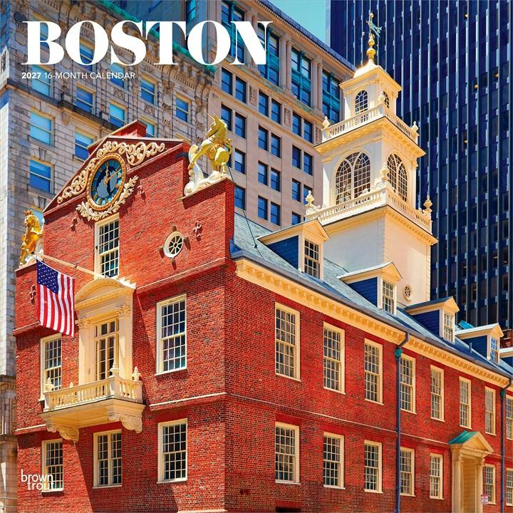 Boston Calendar 2027, Wall Calendars, Month To View, Travel, Gift - Image 5