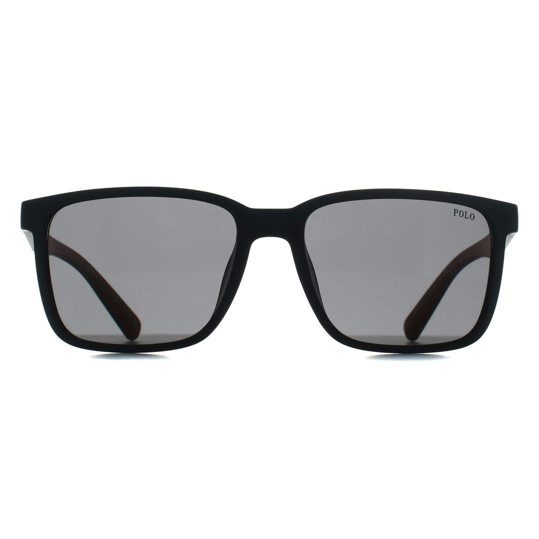 Polo Ralph Lauren Men's Black Sunglasses - Image 8
