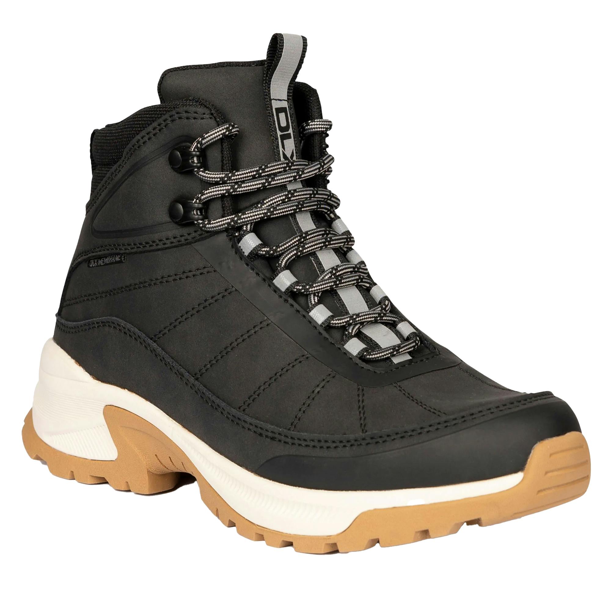 Trespass Women's Black Layla Dlx Walking Boots - 4 Uk - 40% Rubber/30% Polyurathane/20% Phylon/10% Textile