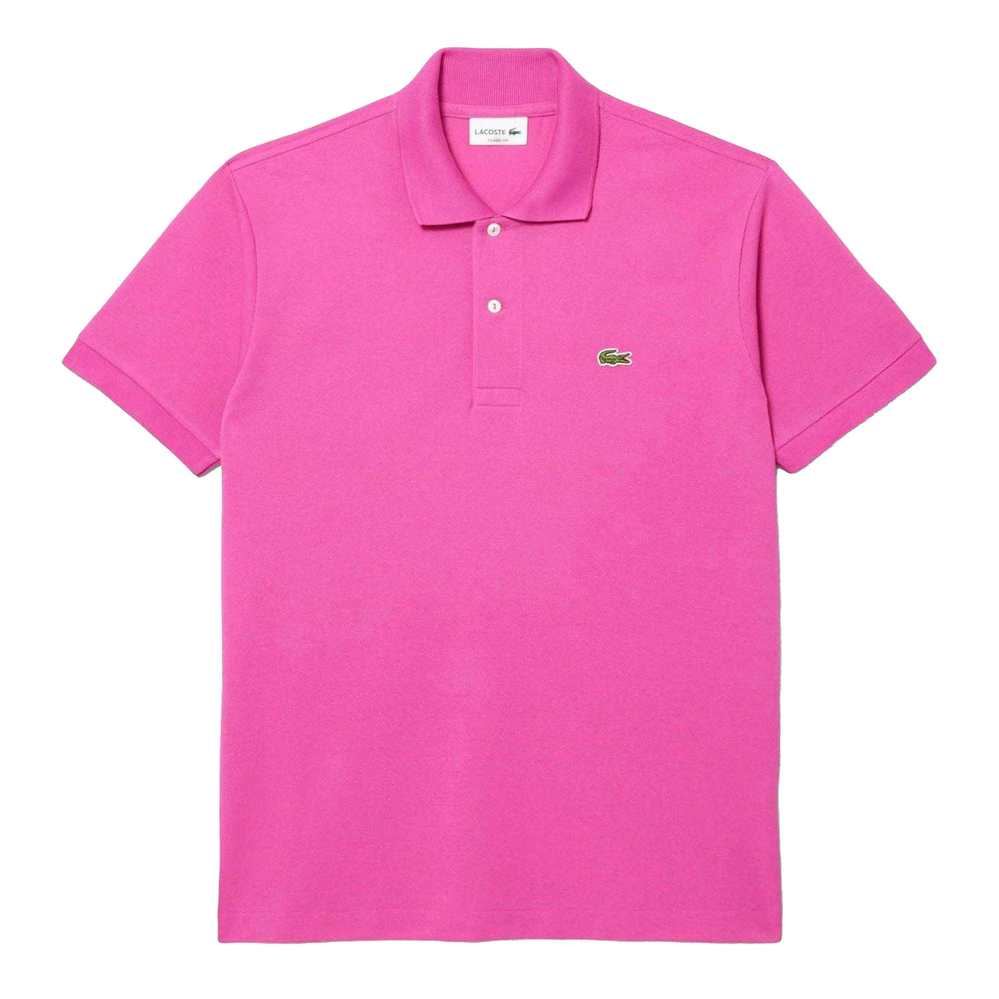 Lacoste Men's Pink L.12.12 Original Polo Shirt - Xs - 100% Cotton