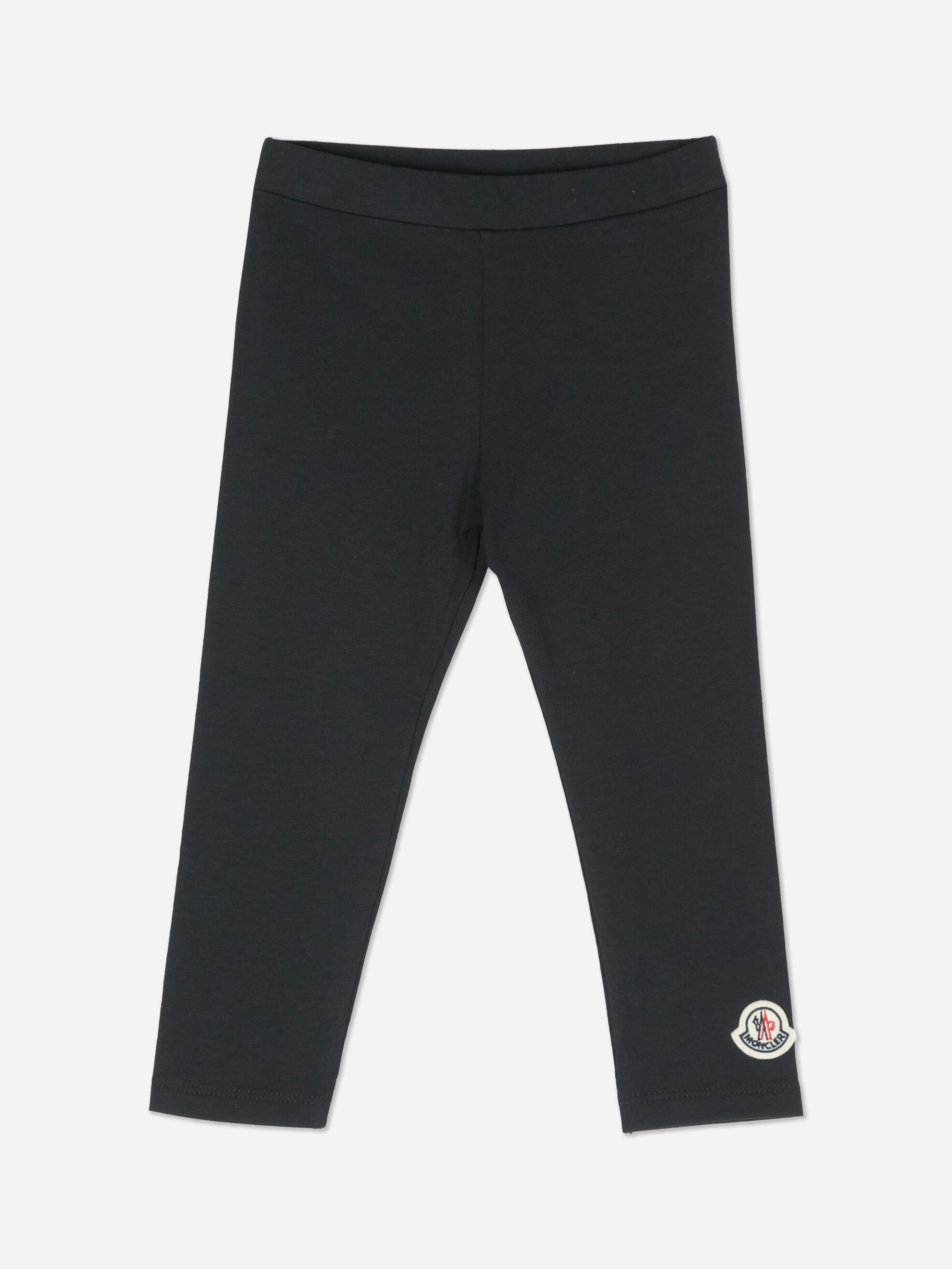 Moncler Enfant Women's Blue Baby Girls Logo Leggings In Navy - 12 - 18 Mths
