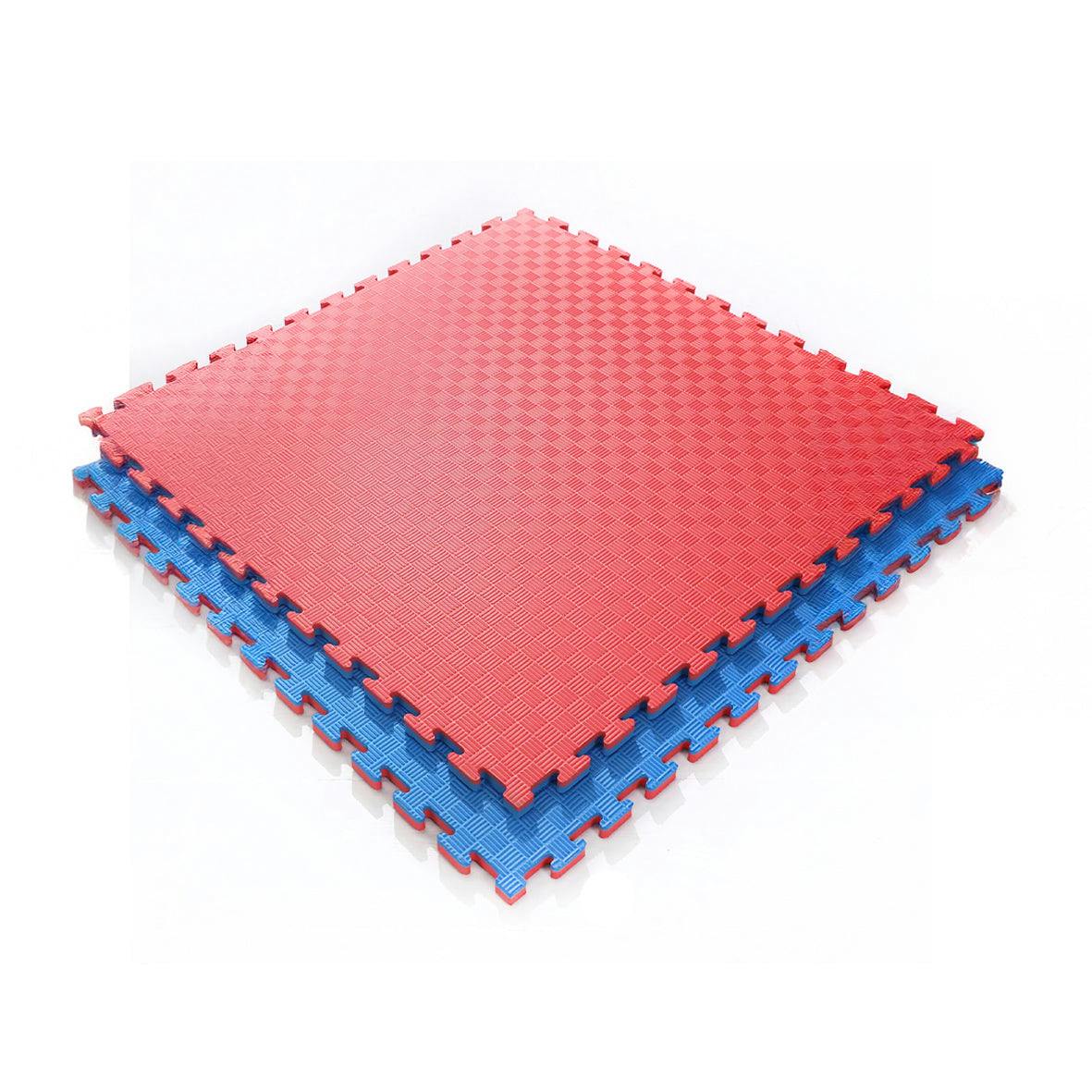 Rackhams Red/Blue 40Mm Premium Reversible Eva Tatami Foam Mats - & - Pack Of 1