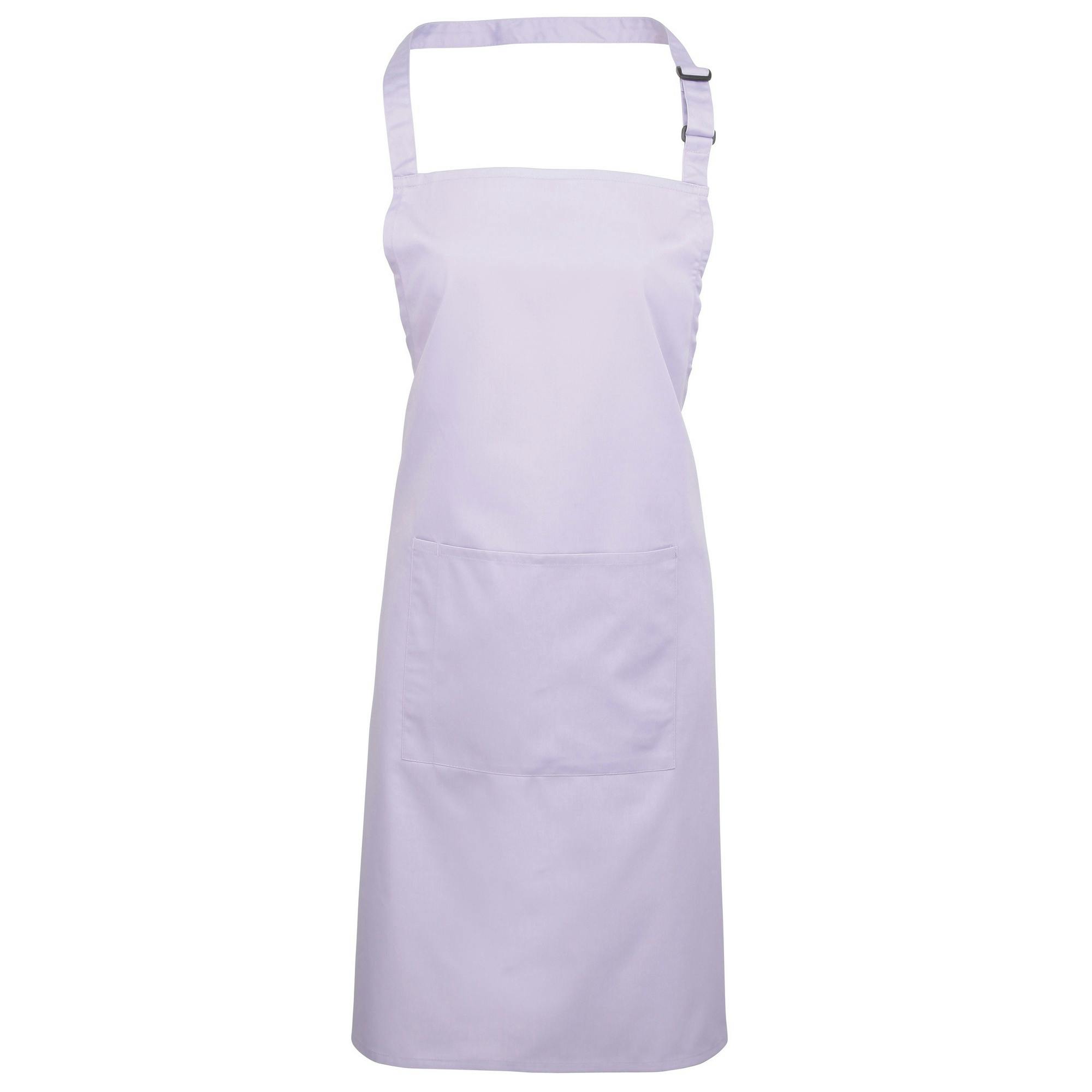 Premier Women's Lilac Colours Bip Apron With Pocket Workwear Pack Of 2 In - Image 2