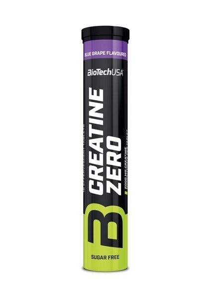 Biotechusa Creatine Zero Effervescent Blue Grape - 18 Tablets - Image 4