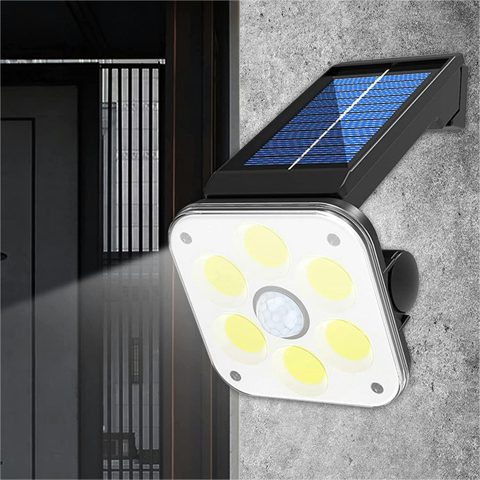 Rackhams Light Solar Powered Outdoor Pir With Adjustable