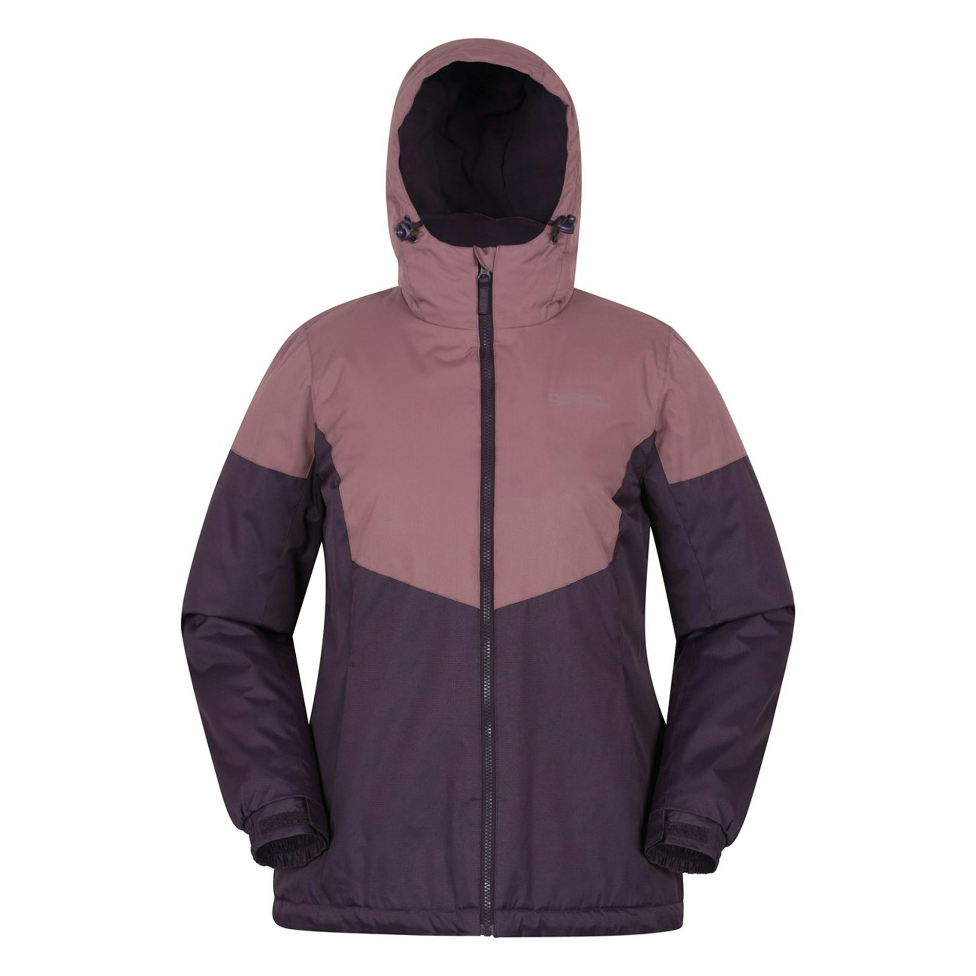 Mountain Warehouse Women's Light/Pink Moon Ii Ski Jacket - 6 Uk - 100% Polyester