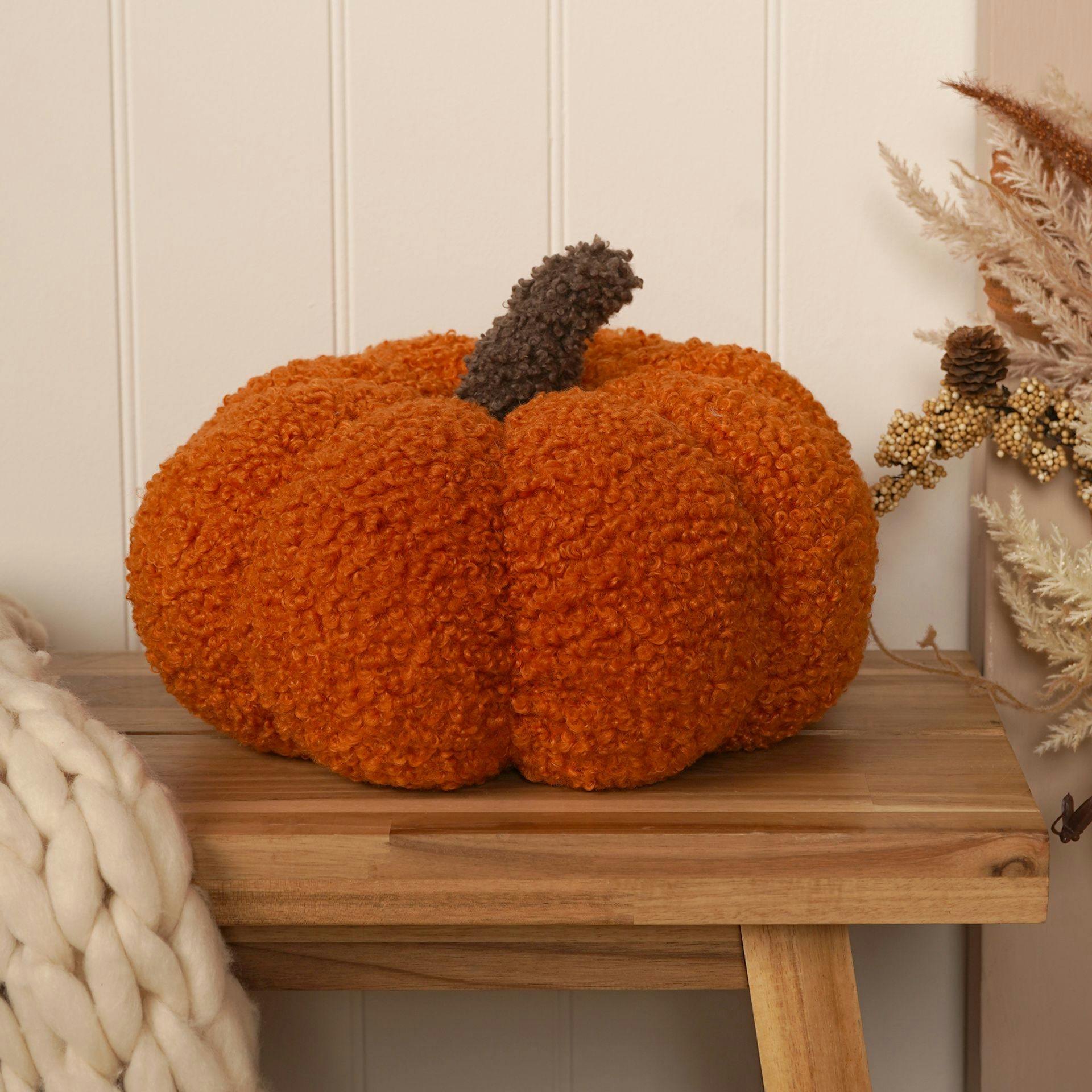 Rackhams Orange Pumpkin Cushion