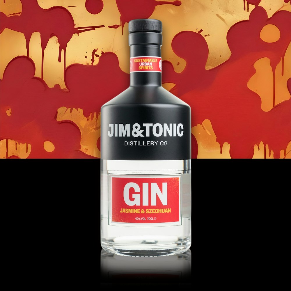 Jim & Tonic Blue/Green Jasmine & Szechuan Gin - 70Cl Bottle