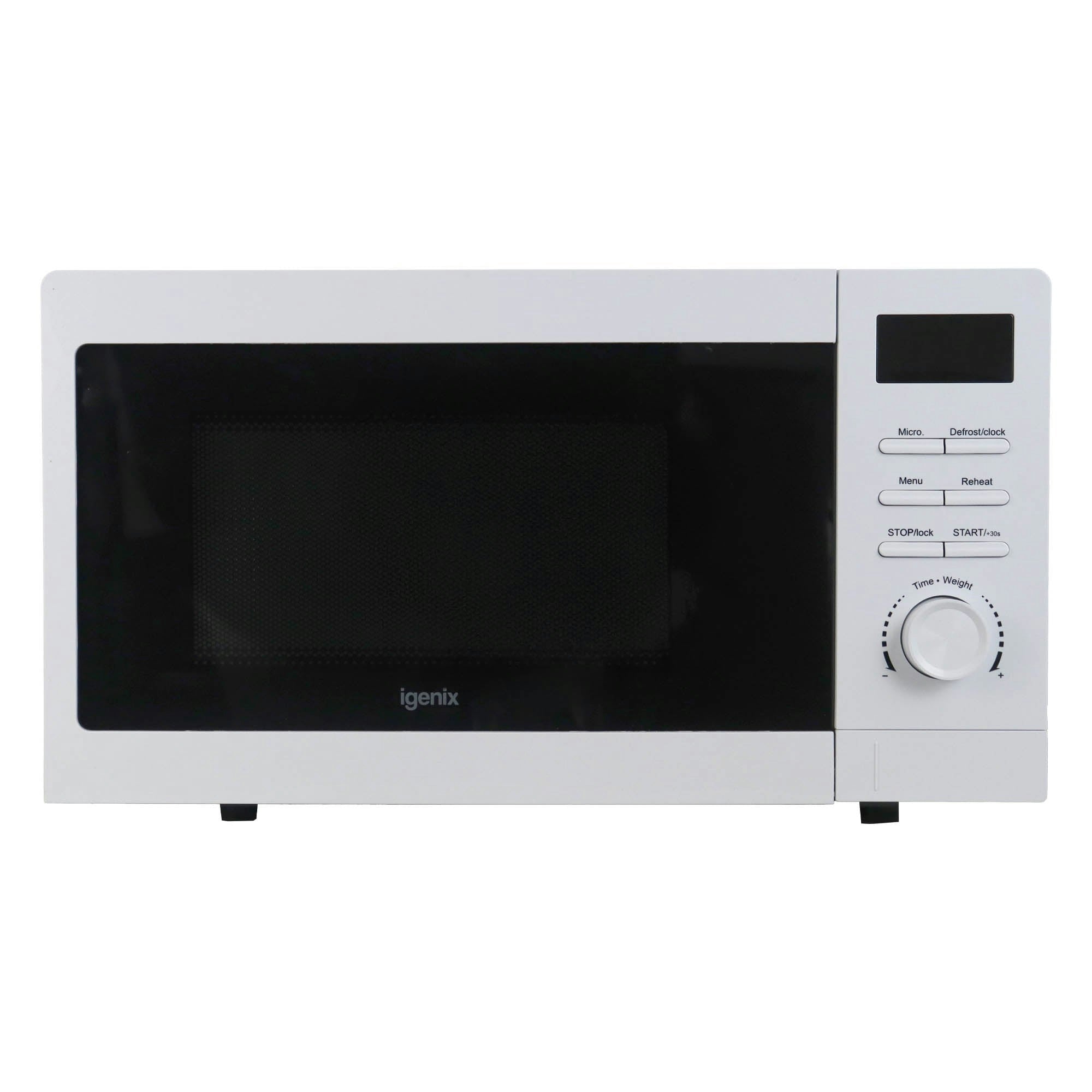 Igenix White Digital Microwave, 20 Litre, 5 Power Settings, 800W, Igms02080w