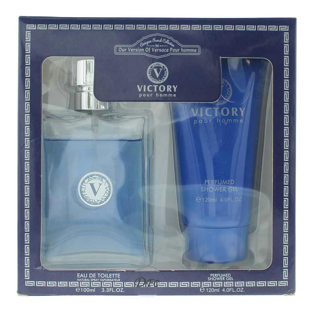 Designer French Collection Victory Gift Set 100Ml Edt Spray + Shower Gel 120Ml - Image 6