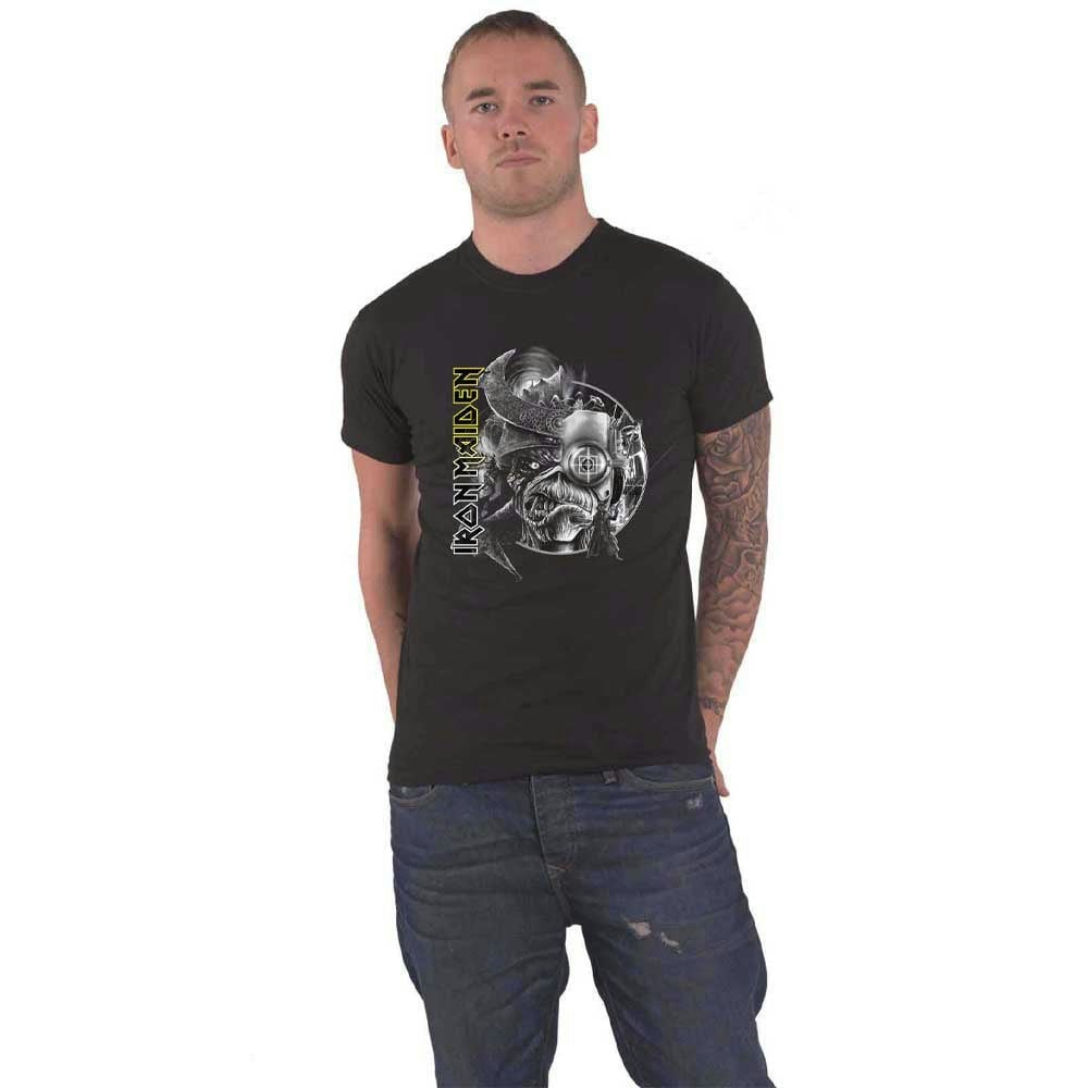 Paradiso Clothing Unisex Black Iron Maiden The Future Past Tour 23 Greyscale T Shirt - Xxl