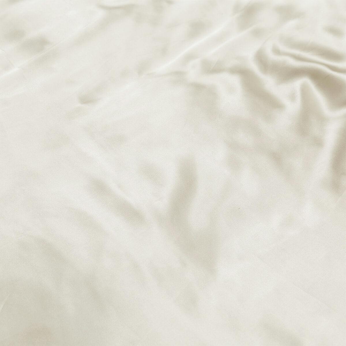 Rackhams Ivory Mulberry Silk 30Cm Standard Fitted Sheets - King