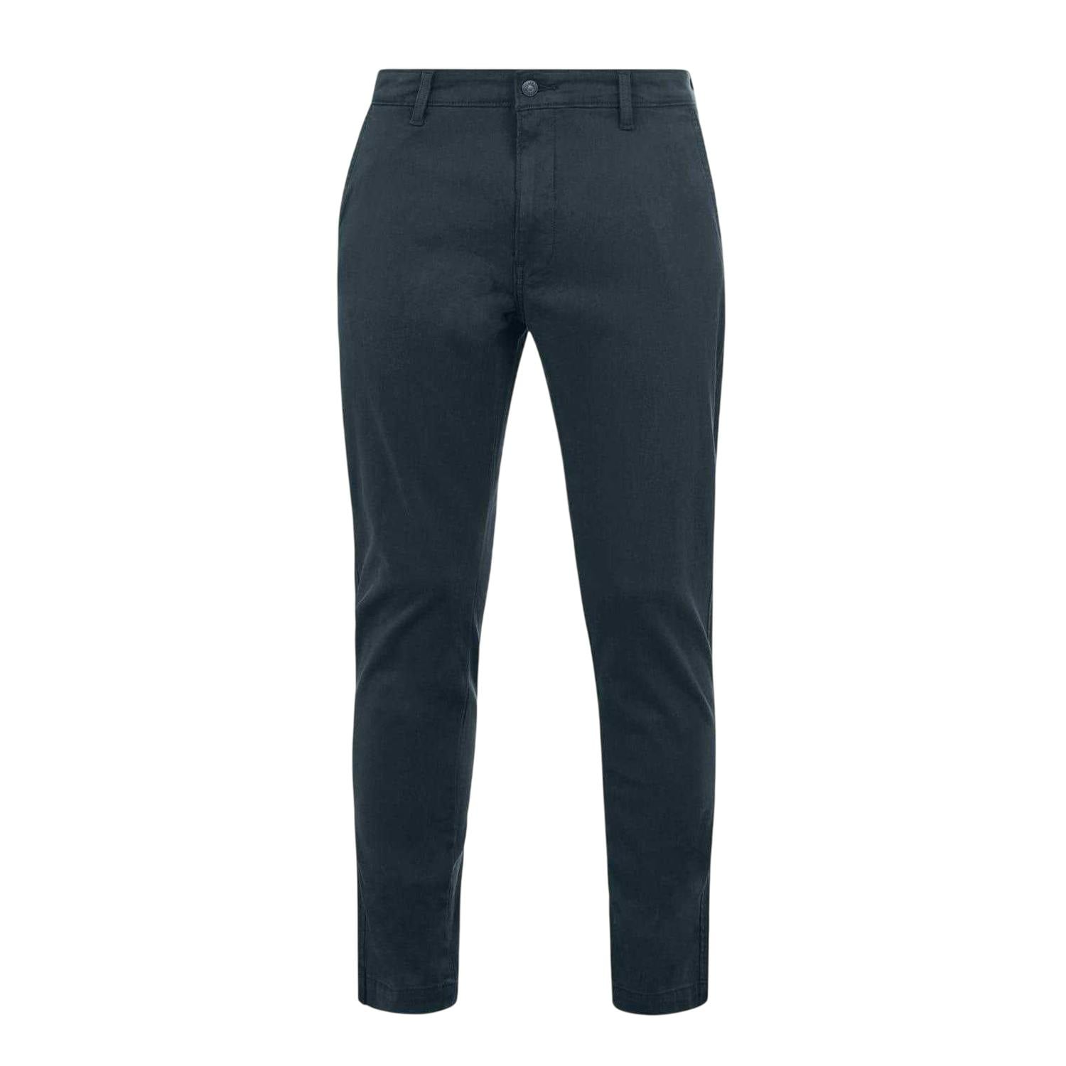 Levis Men's Tapered Trousers - Navy - 30R - Navy - 98% Cotton/2% Elastane