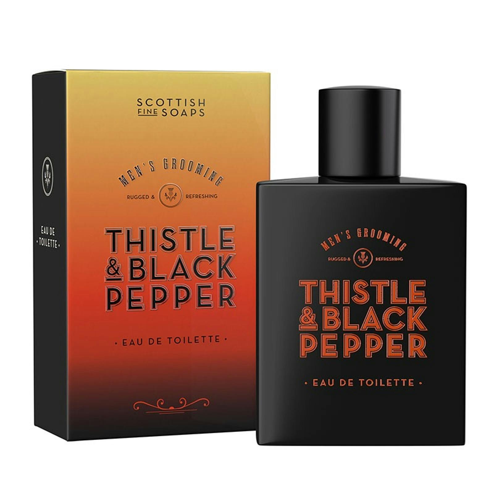 Scottish Fine Soaps Black Thistle & Pepper Eau De Toilette 100 Ml - 100 Ml
