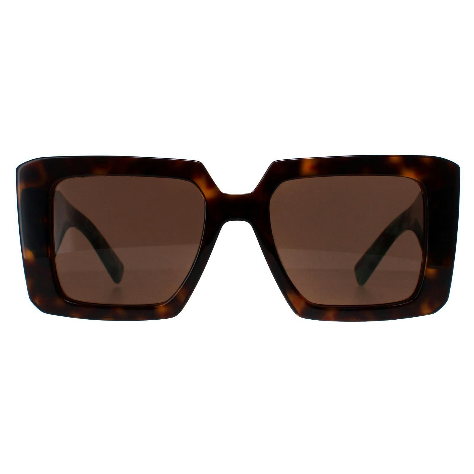 Prada Acetate Rectangle Square Sunglasses 51-19-140 Brown - Image 8