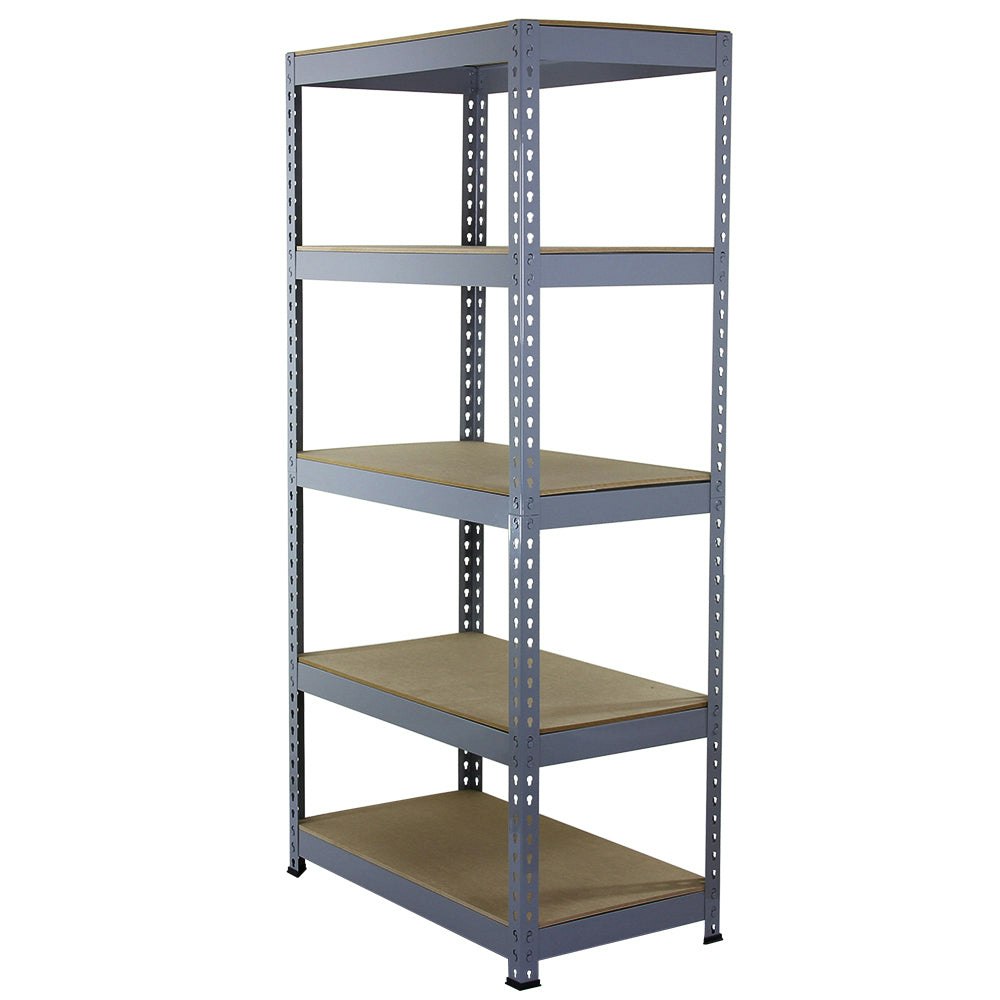 Rackhams Grey Q-Rax Shelving Units - 90Cm X 180Cm X 50Cm