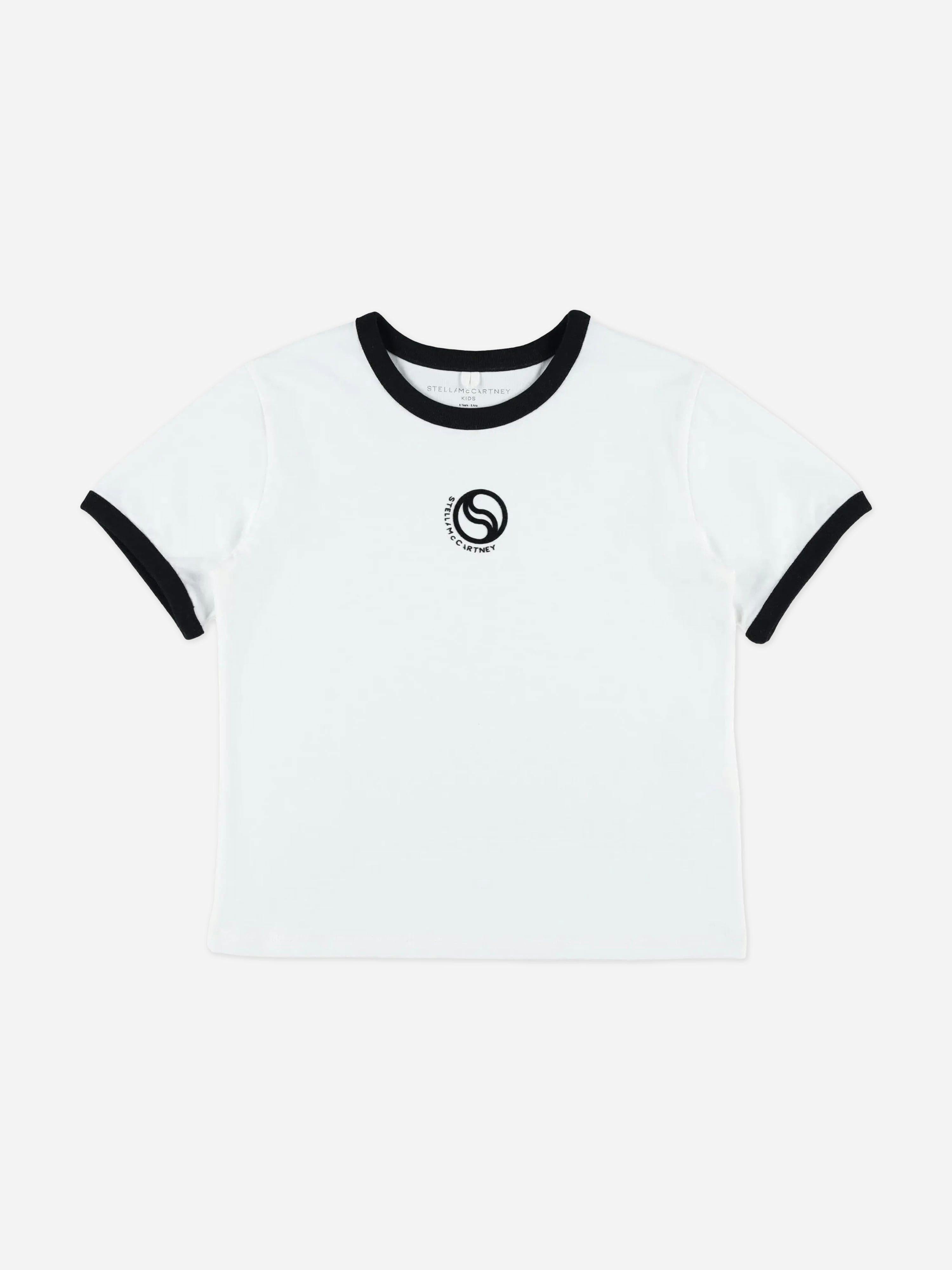 Stella Mccartney Kids Girls Ivory Stella Mccartney Logo T-Shirt In - 14 Yrs