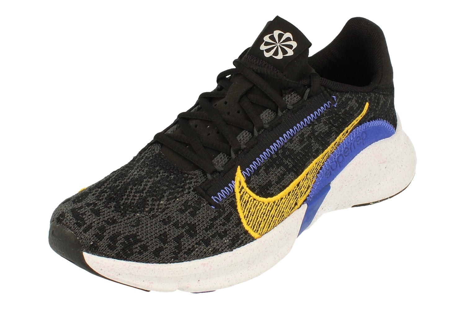 Nike Women's Black/Yellow Superrep Go 3 Nn Fk Trainers Dq0305 001 - Uk 3 | Us 5.5 | Eu 36