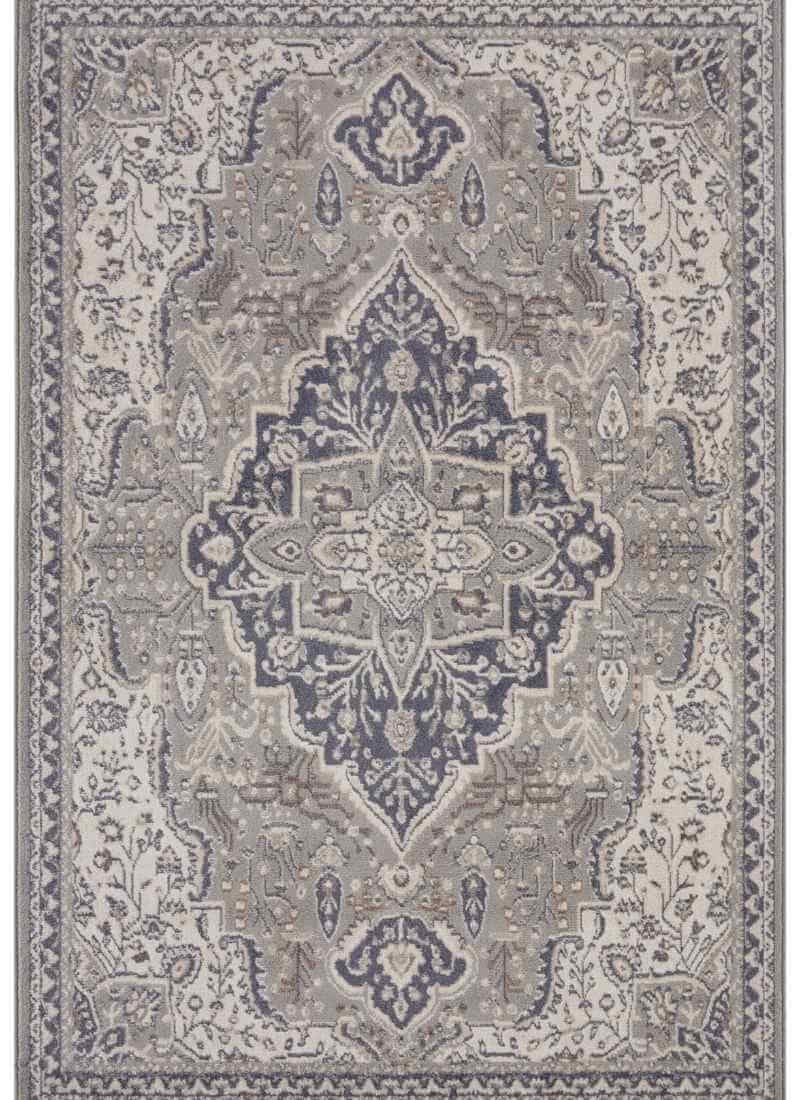 Rackhams Grey Terrain Designer Shortpile Rug - 160X235 Cm