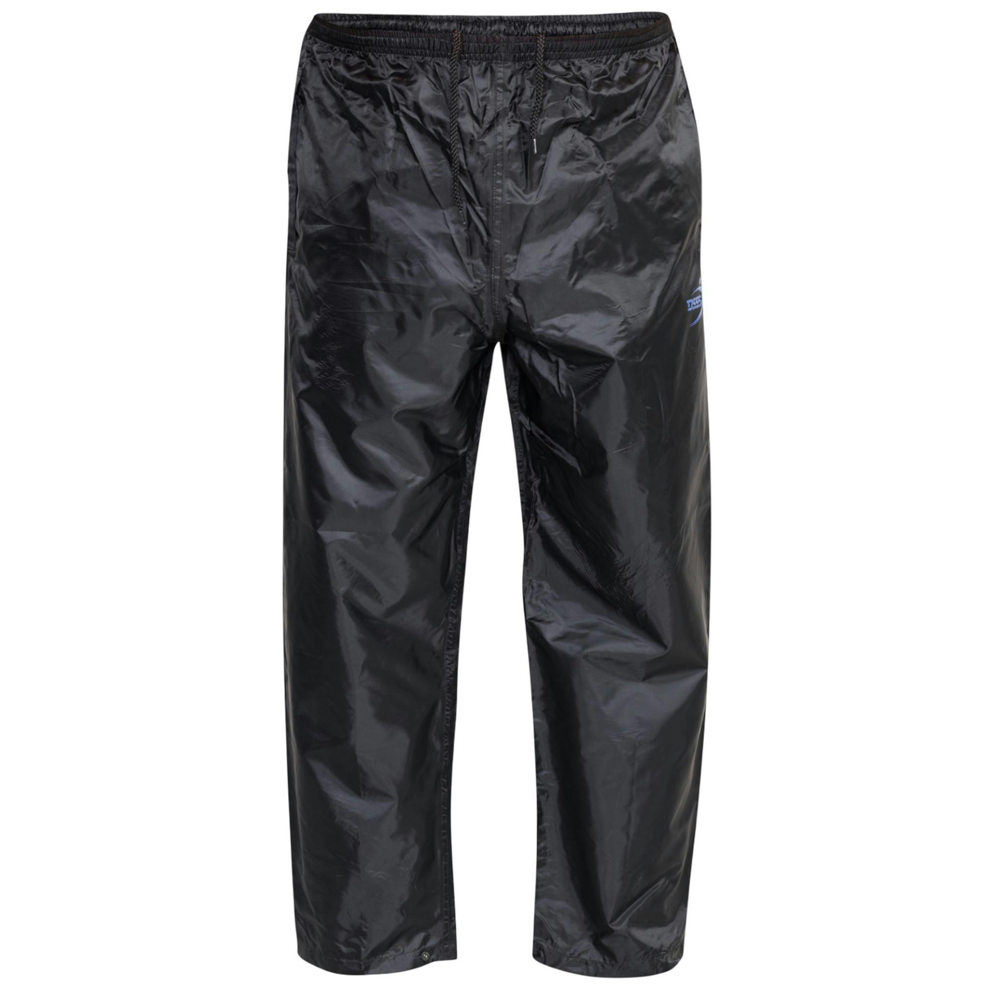 Duke Men's Black D555 Elba Packaway Kingsize Over Trousers - 4XL - 100% Polyester