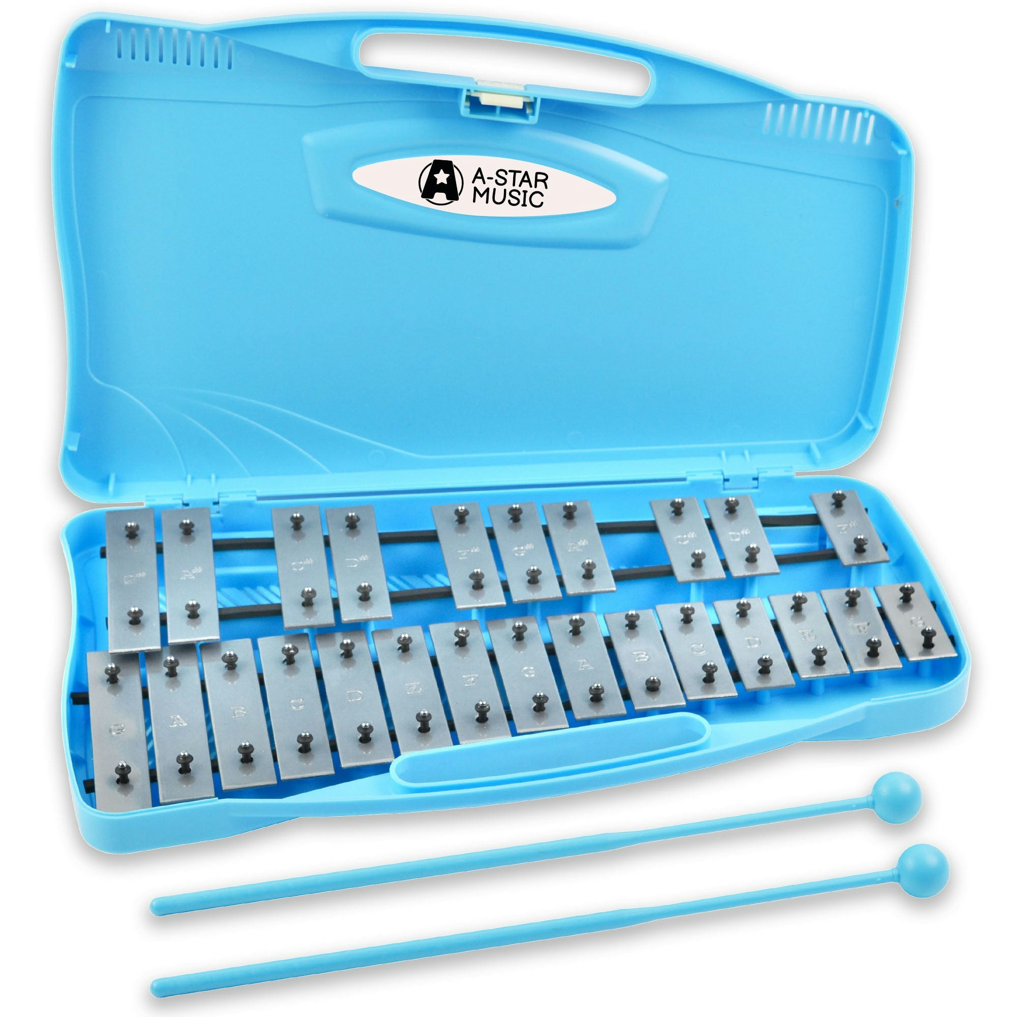 A-Star Blue 25 Note Chromatic Glockenspiel