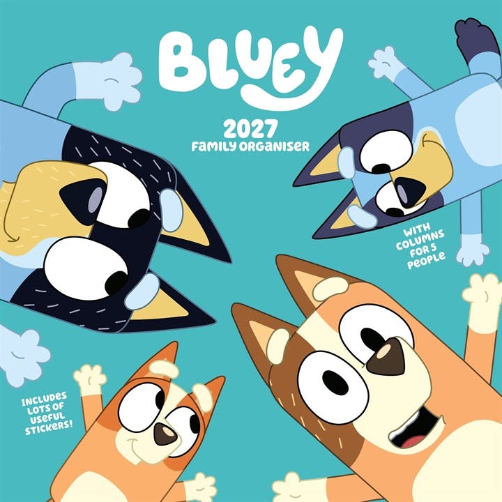 Rackhams Bluey Family Planner 2027, Family Planners, Month To View, Entertainment, Gift - Image 5