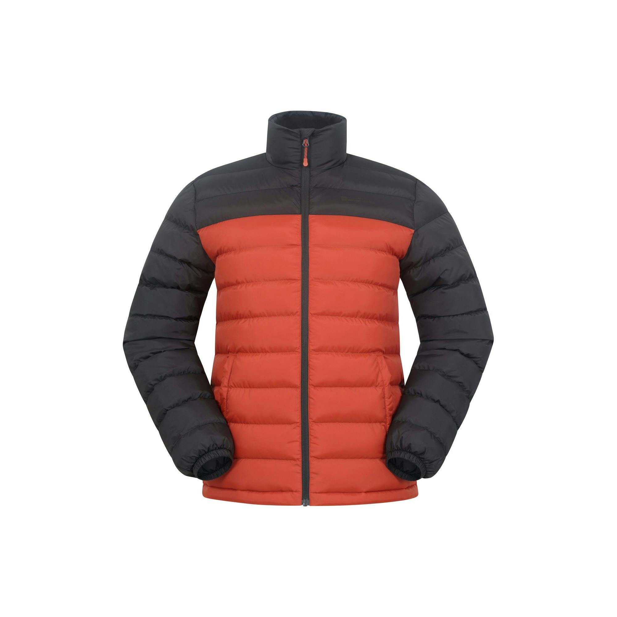 Mountain Warehouse Men's Orange Vista Padded Jacket - Burnt - Xxs - Burnt - 100% Nylon