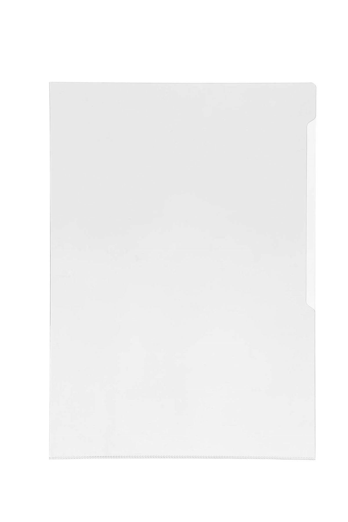 Rackhams Plastic Cut Flush Premium Document Wallet Folder | 10 Pack | A3 Clear